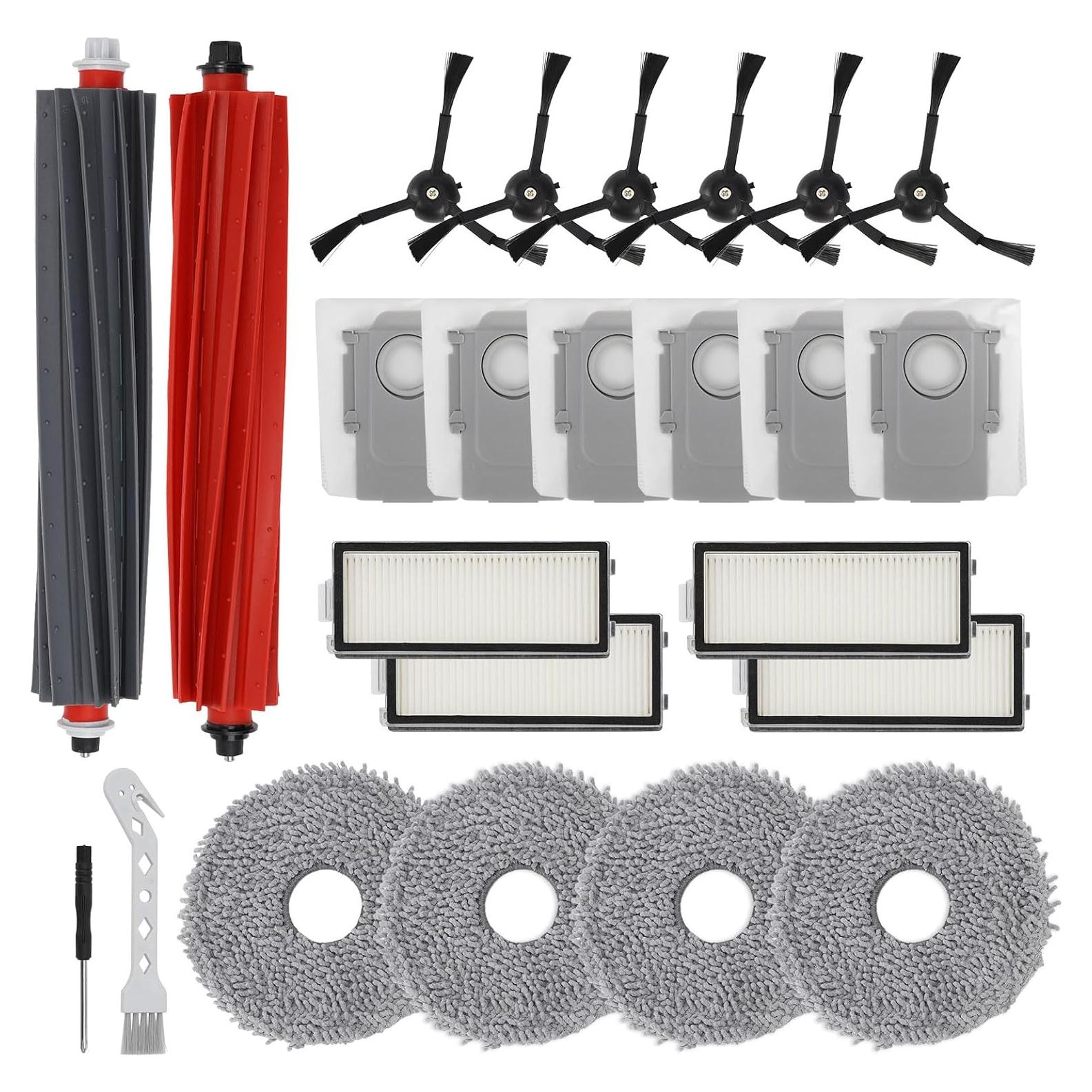 Kit de Accesorios 22 Piezas para Aspiradora Roborock Qrevo Master