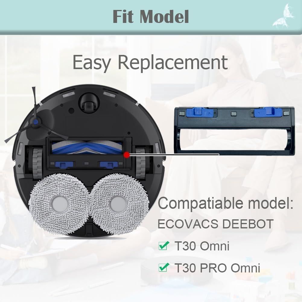 Cubierta Trasera Ytaland para Aspiradora ECOVACS DEEBOT T30 Omni