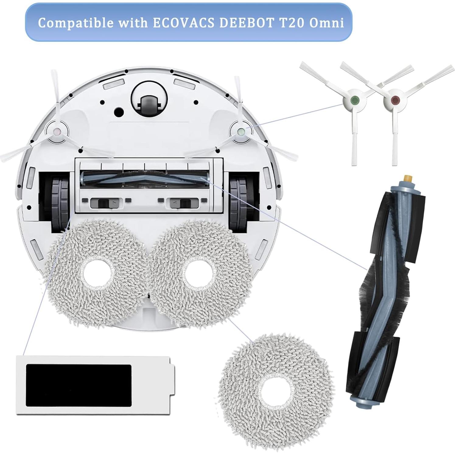 Kit de Accesorios GYLBF para Aspiradora Ecovacs Deebot T20 Omni