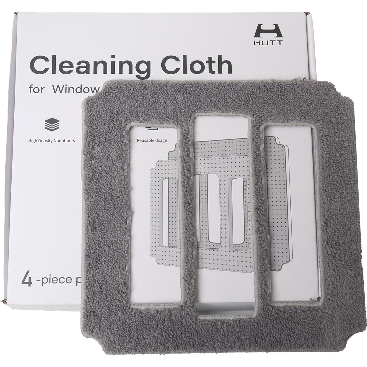 Paño de limpieza HUTT W9 - 4 piezas microfibra