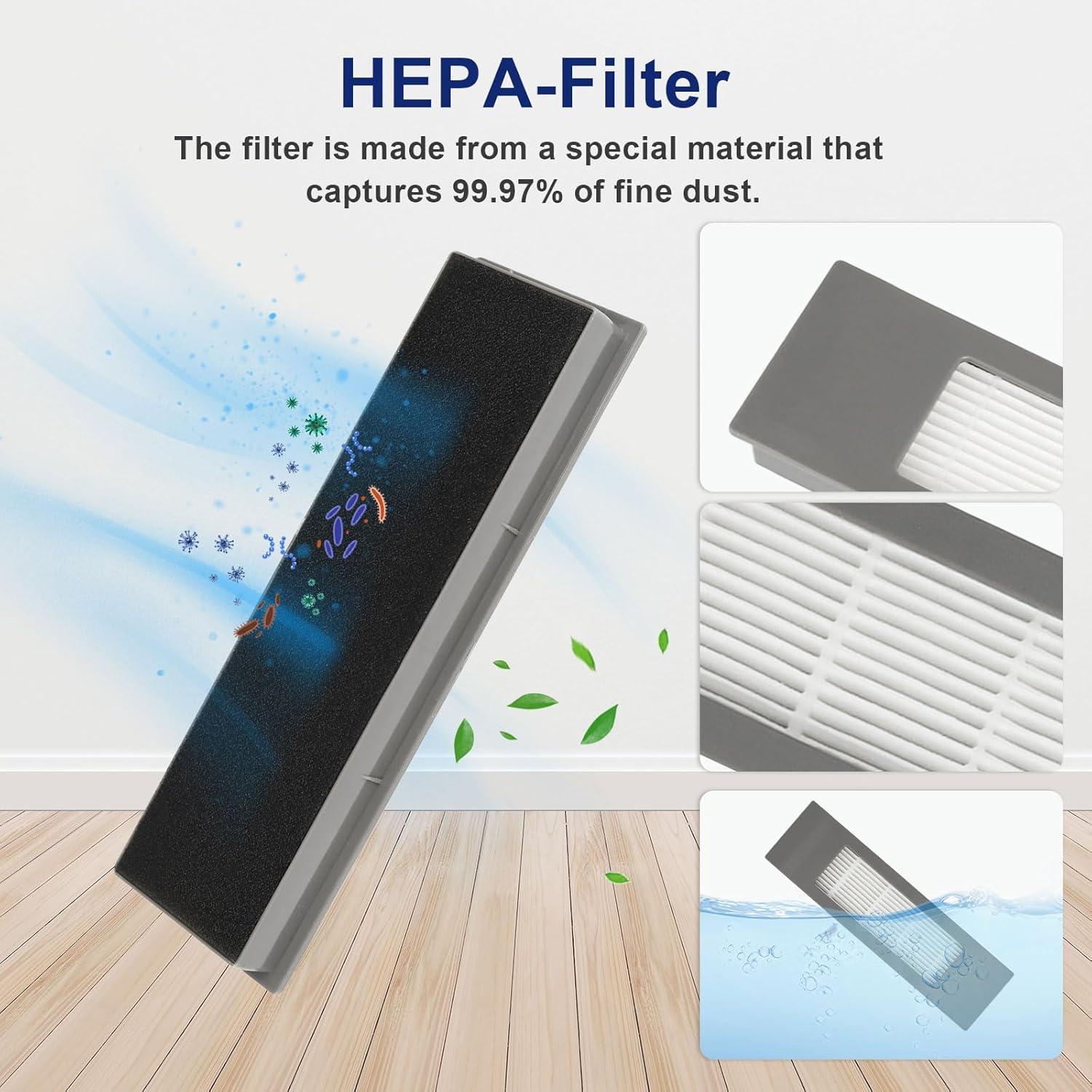 Kit de Accesorios 19 Piezas para ECOVACS DEEBOT N10 PLUS/T9+/N8 PRO+/N8+/T8AIVI+/T8+