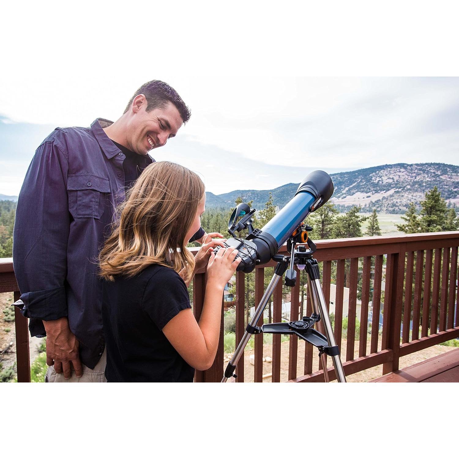 Telescopio Refractor Celestron Inspire 100AZ, 5.62 kg