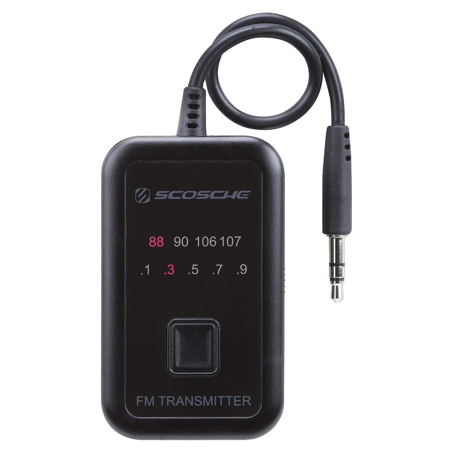 Transmisor FM Estéreo Scosche FMT5 con 20 Frecuencias