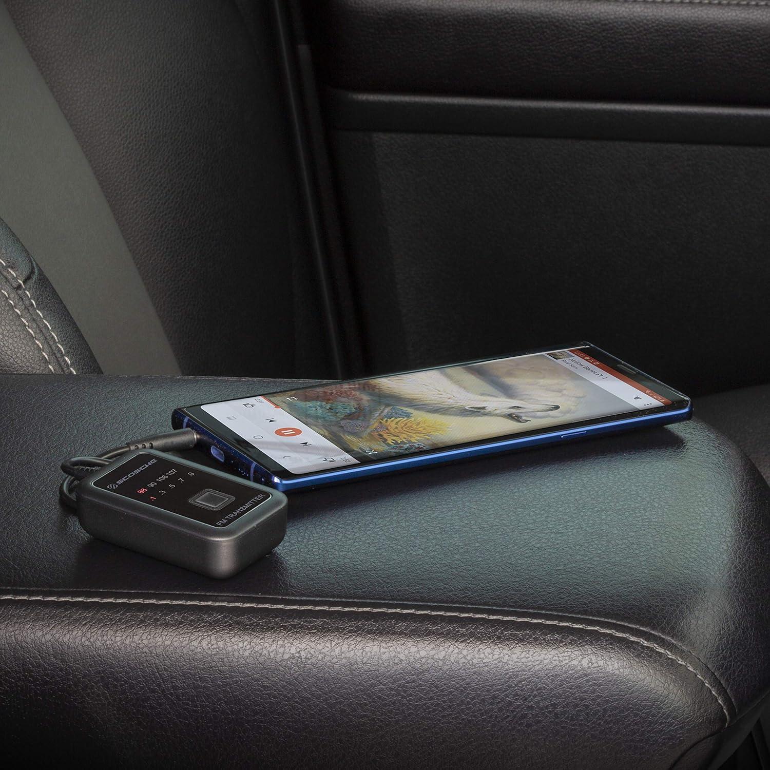 Transmisor FM Estéreo Scosche FMT5 con 20 Frecuencias