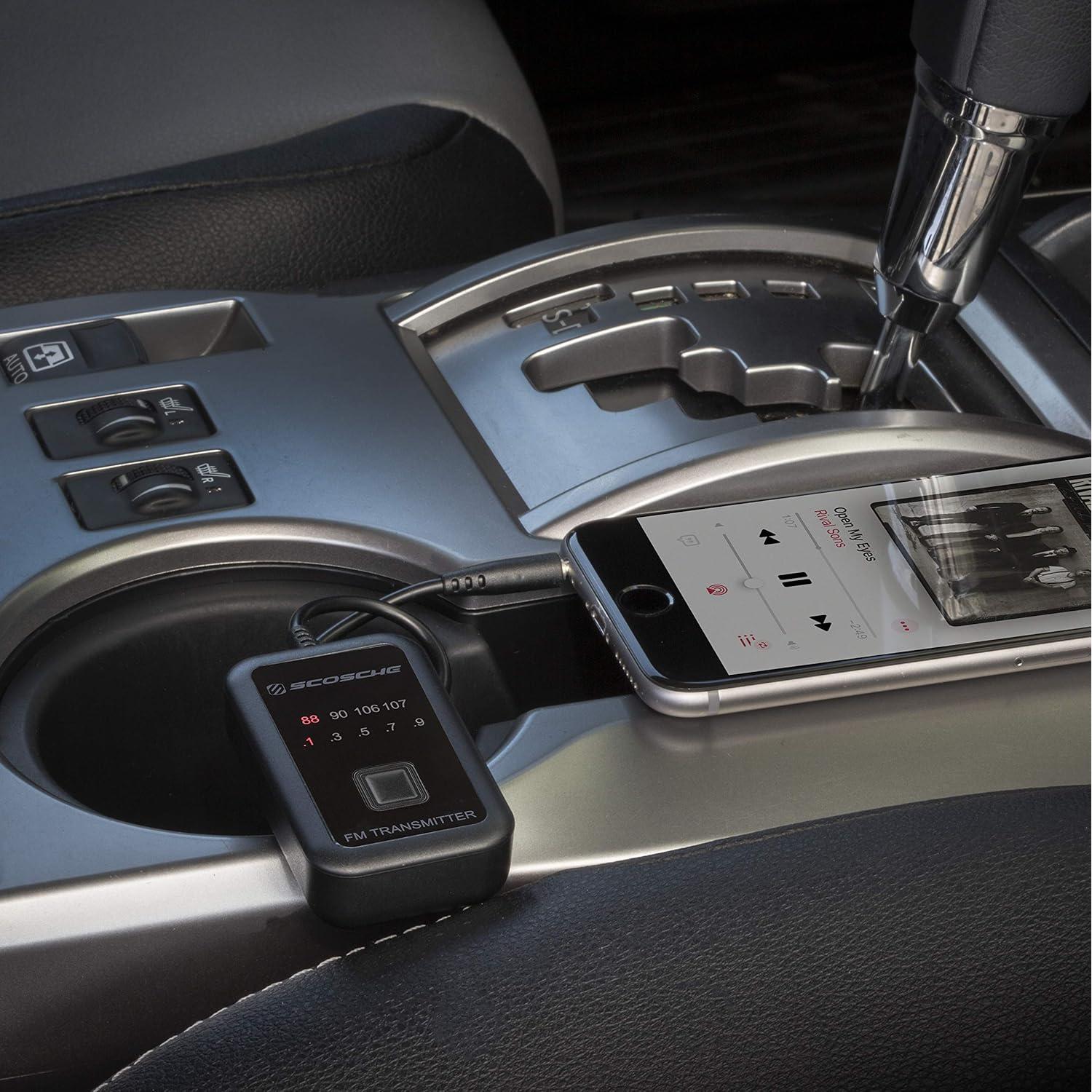 Transmisor FM Estéreo Scosche FMT5 con 20 Frecuencias