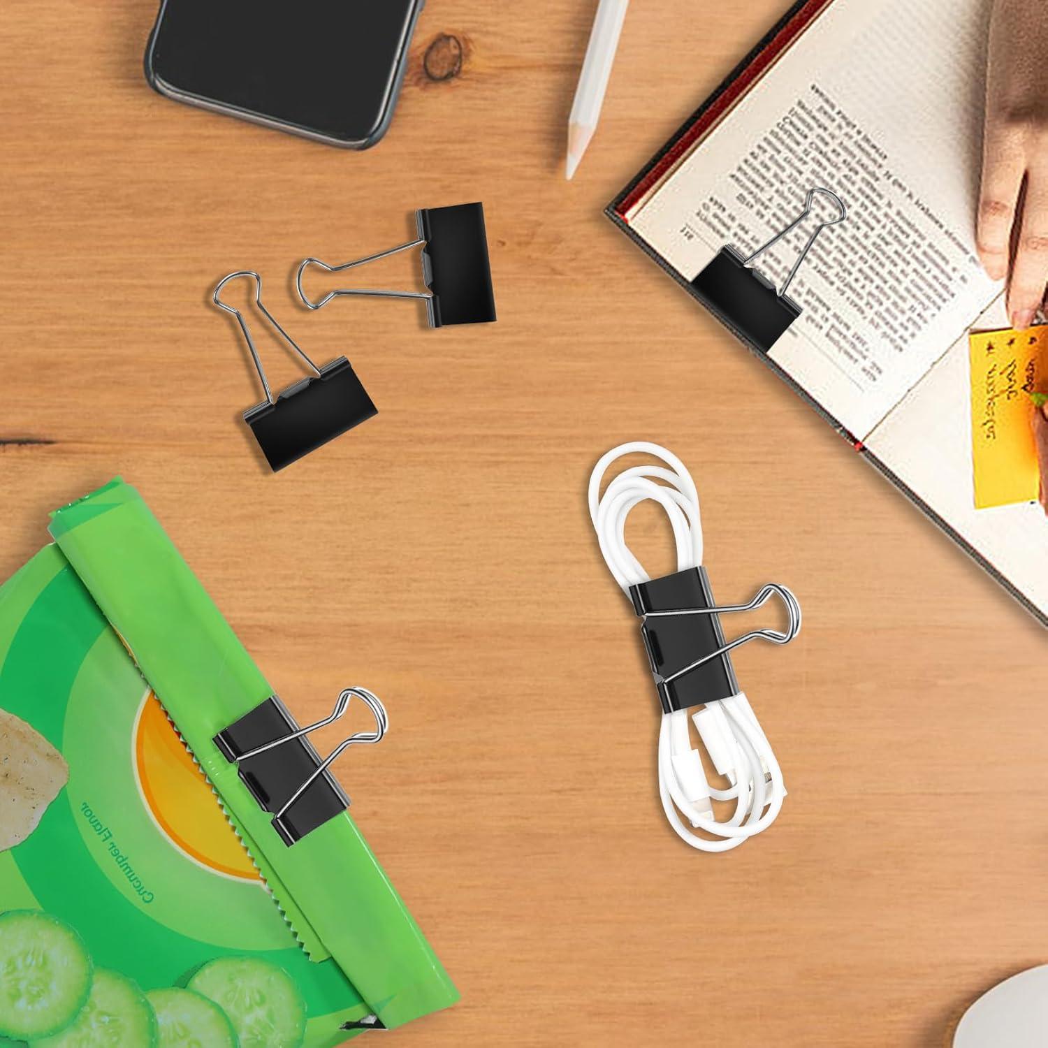 Clips de Encuadernación Medianos Ufmarine 3.18 cm - 40 Pcs