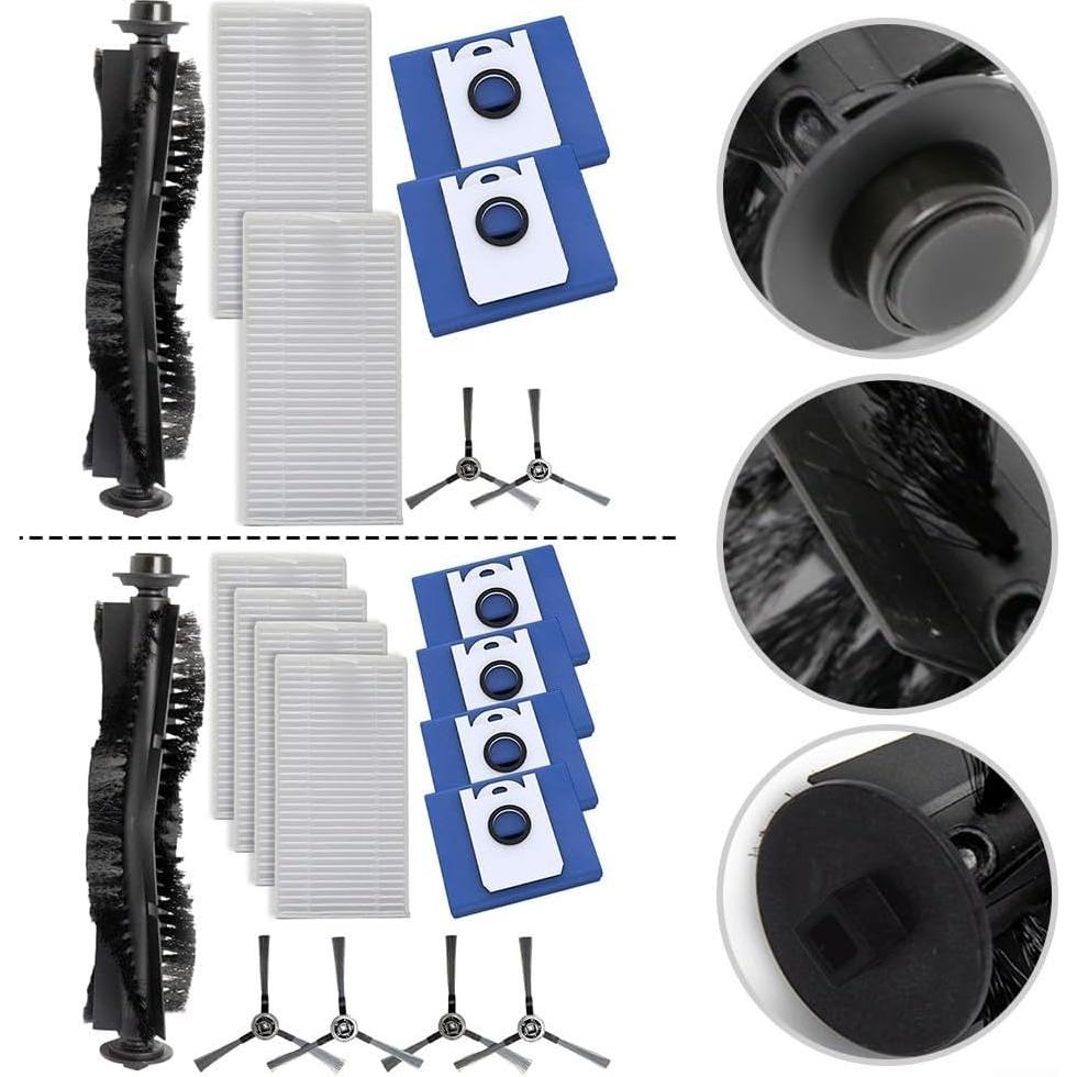 Kit de Repuestos para Aspiradora bObsweep - Cepillo, Filtros y Bolsas