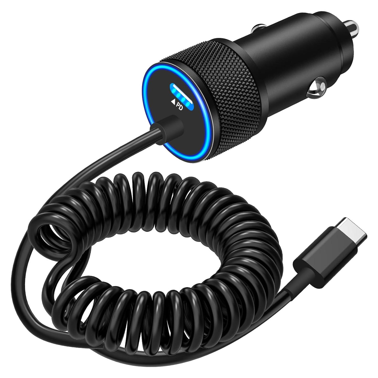 Cargador Rápido Auto Linocell 90W USB-C para iPhone 16