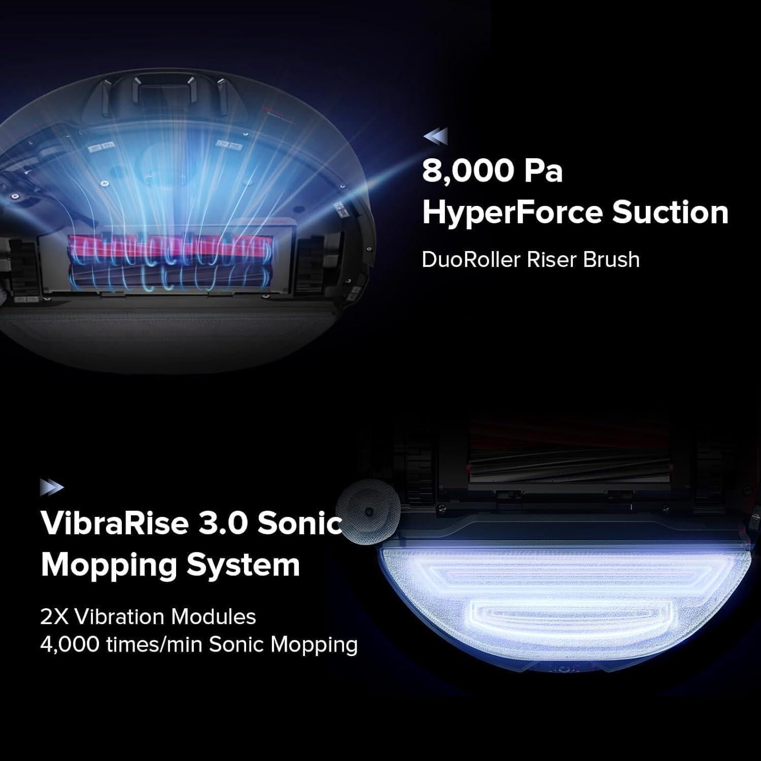 Aspiradora Robot Roborock S8 Max Ultra con Mopa y Cepillo