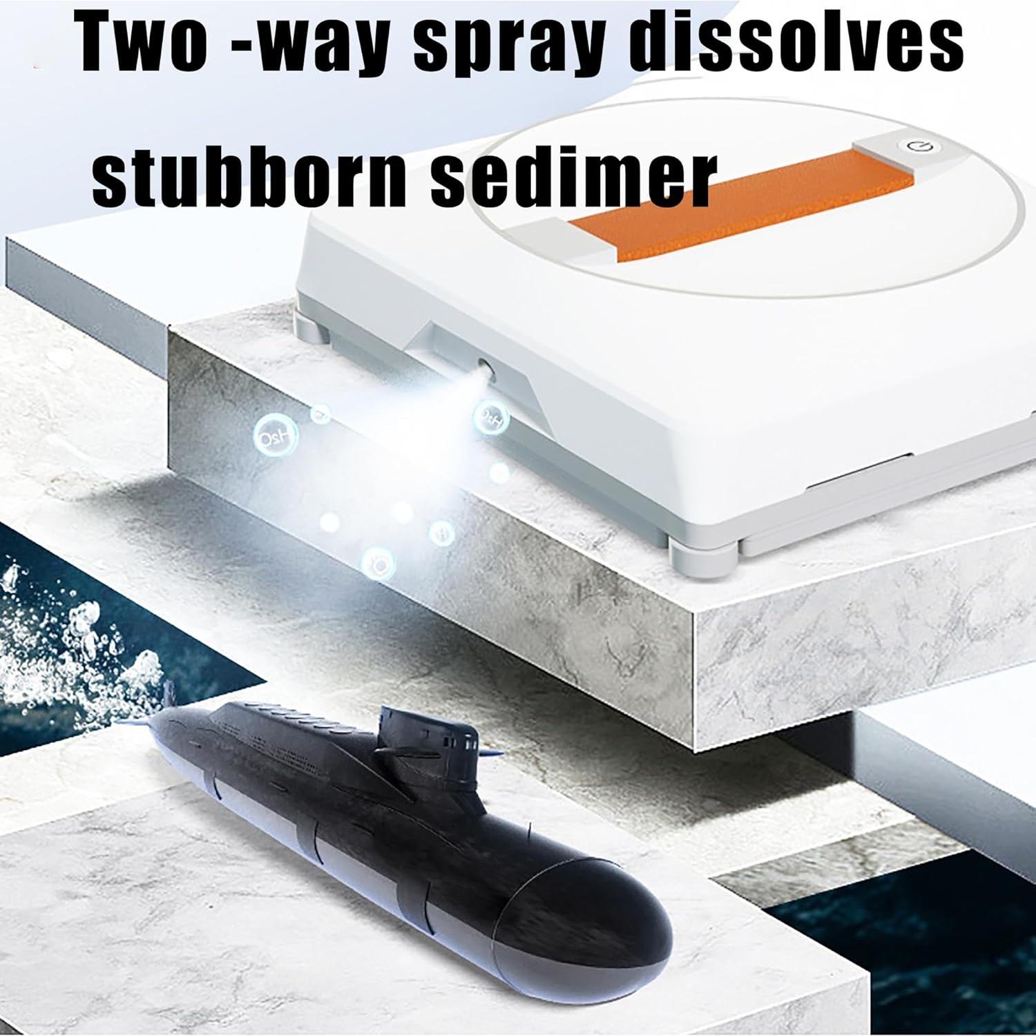 Robot Limpiador de Ventanas Tesrin 2500Pa Blanco 5.9kg