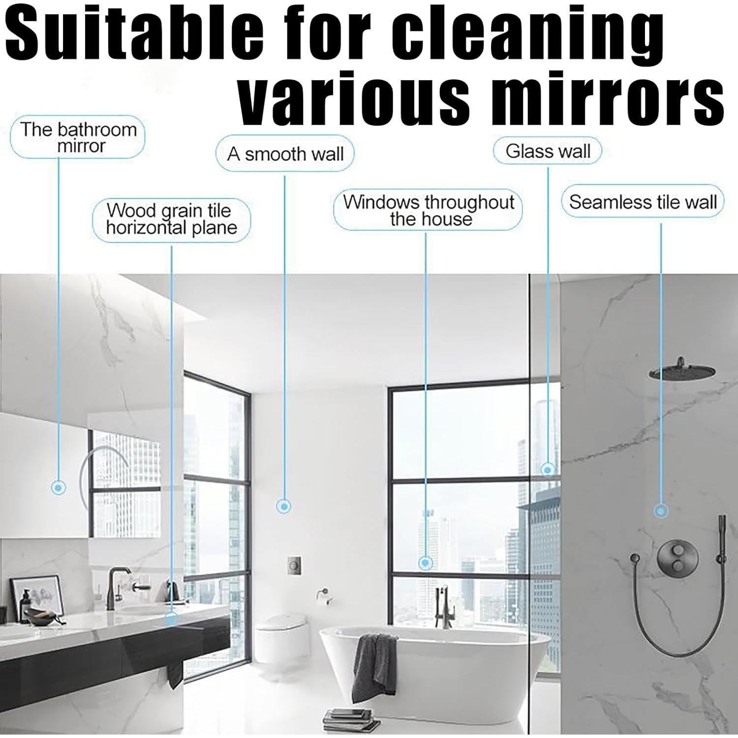 Robot Limpiador de Ventanas Tesrin 2500Pa Blanco 5.9kg