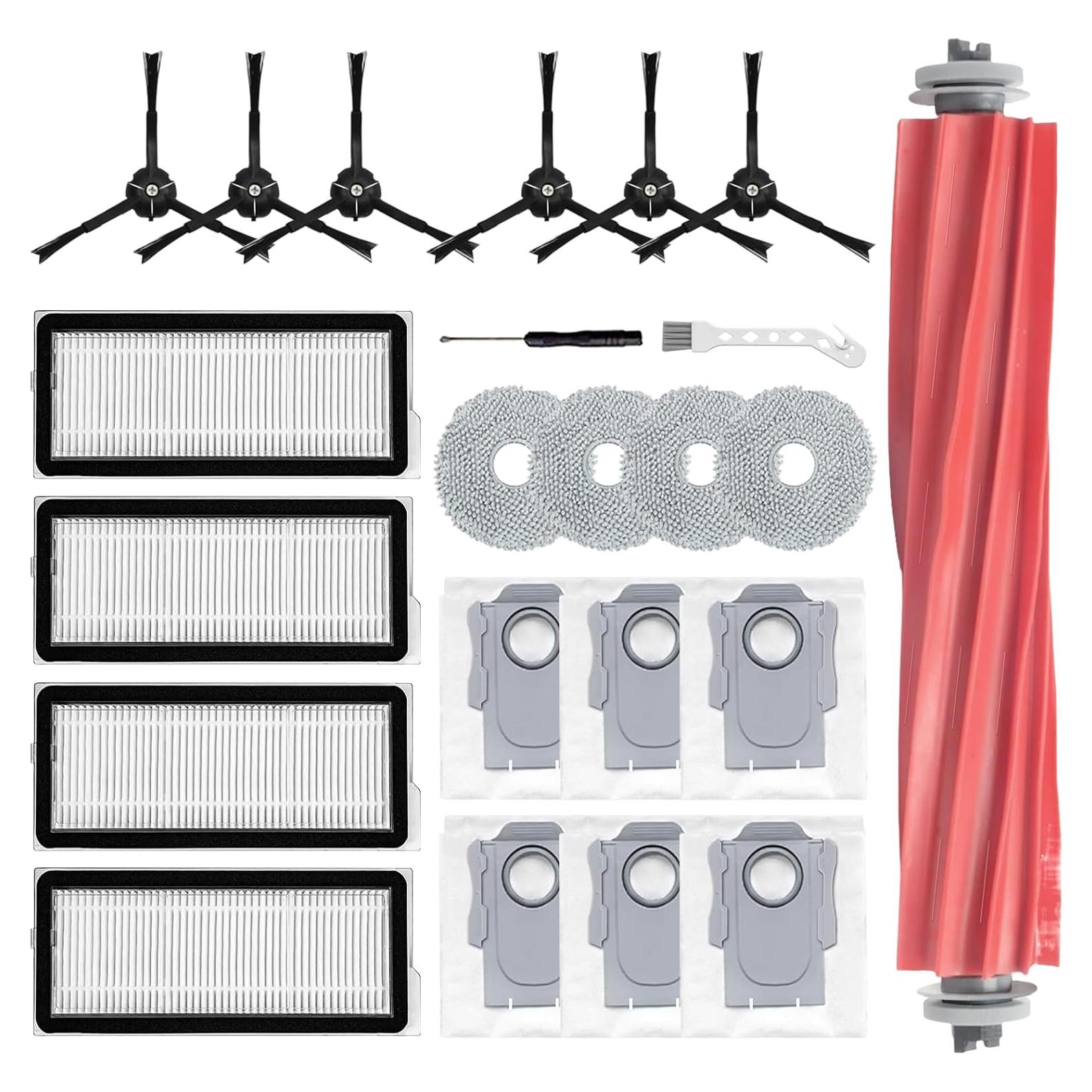 Accesorios de Repuesto AKUSCON para Roborock QRevo S - 21 Piezas