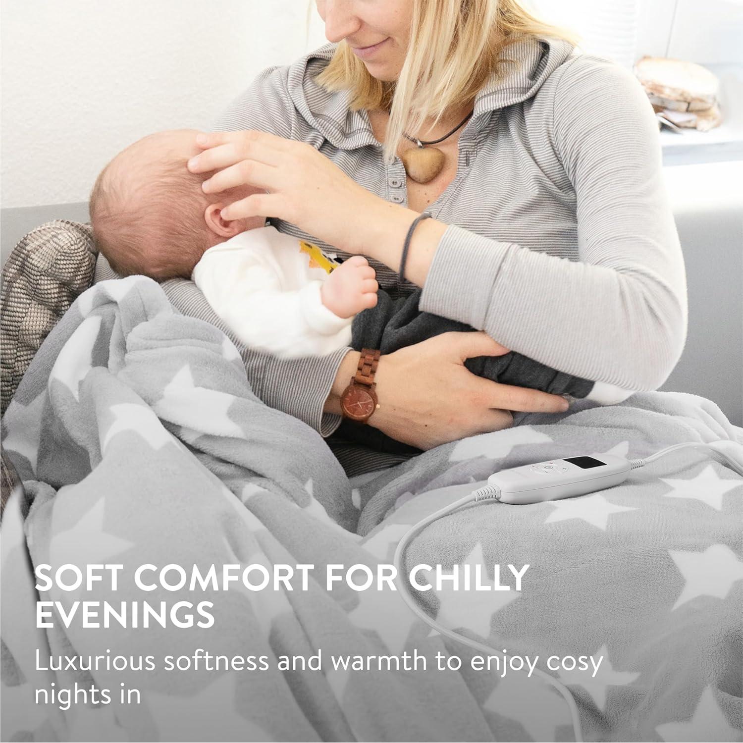 Manta Térmica Eléctrica Navaris 152x127 cm - 10 Modos Calor