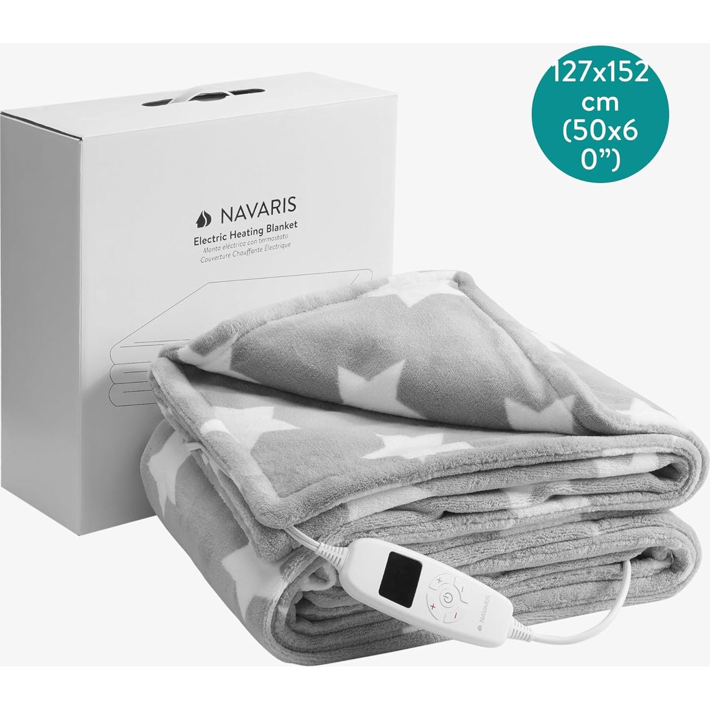 Manta Térmica Eléctrica Navaris 152x127 cm - 10 Modos Calor