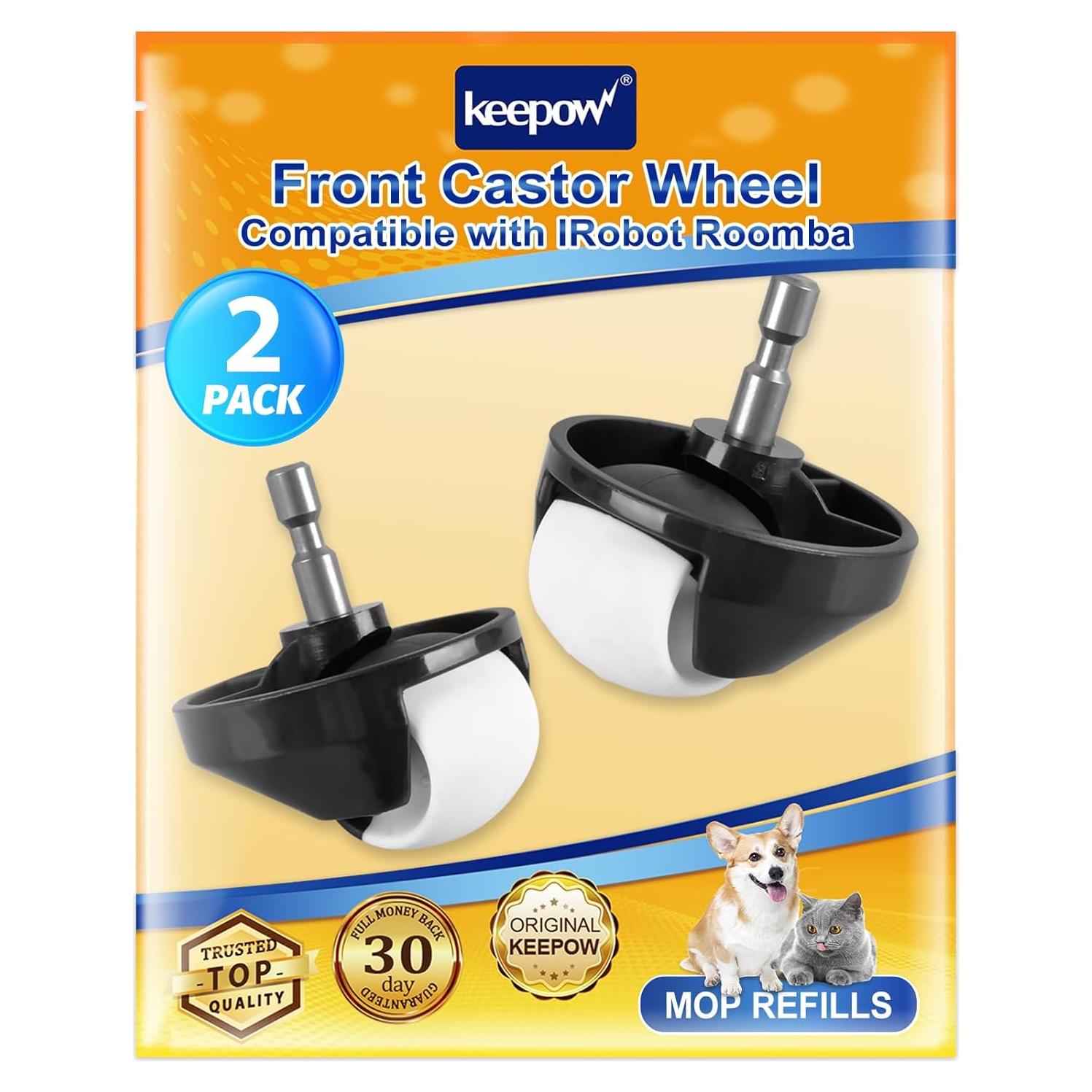 Ruedas Frontales KEEPOW para iRobot Roomba 500-900 Series - 2 Piezas