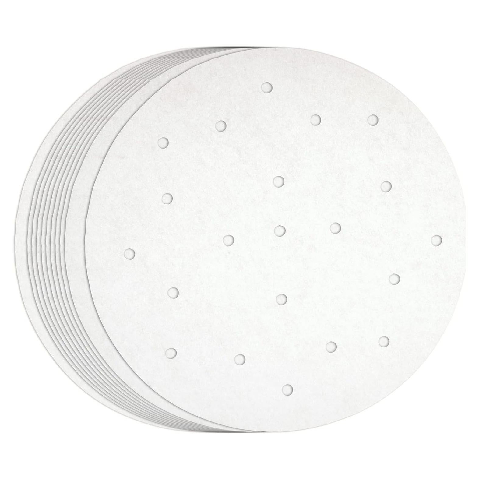 Forros Redondos para Freidora de Aire Juvale 8" - 100 Hojas Pergamino