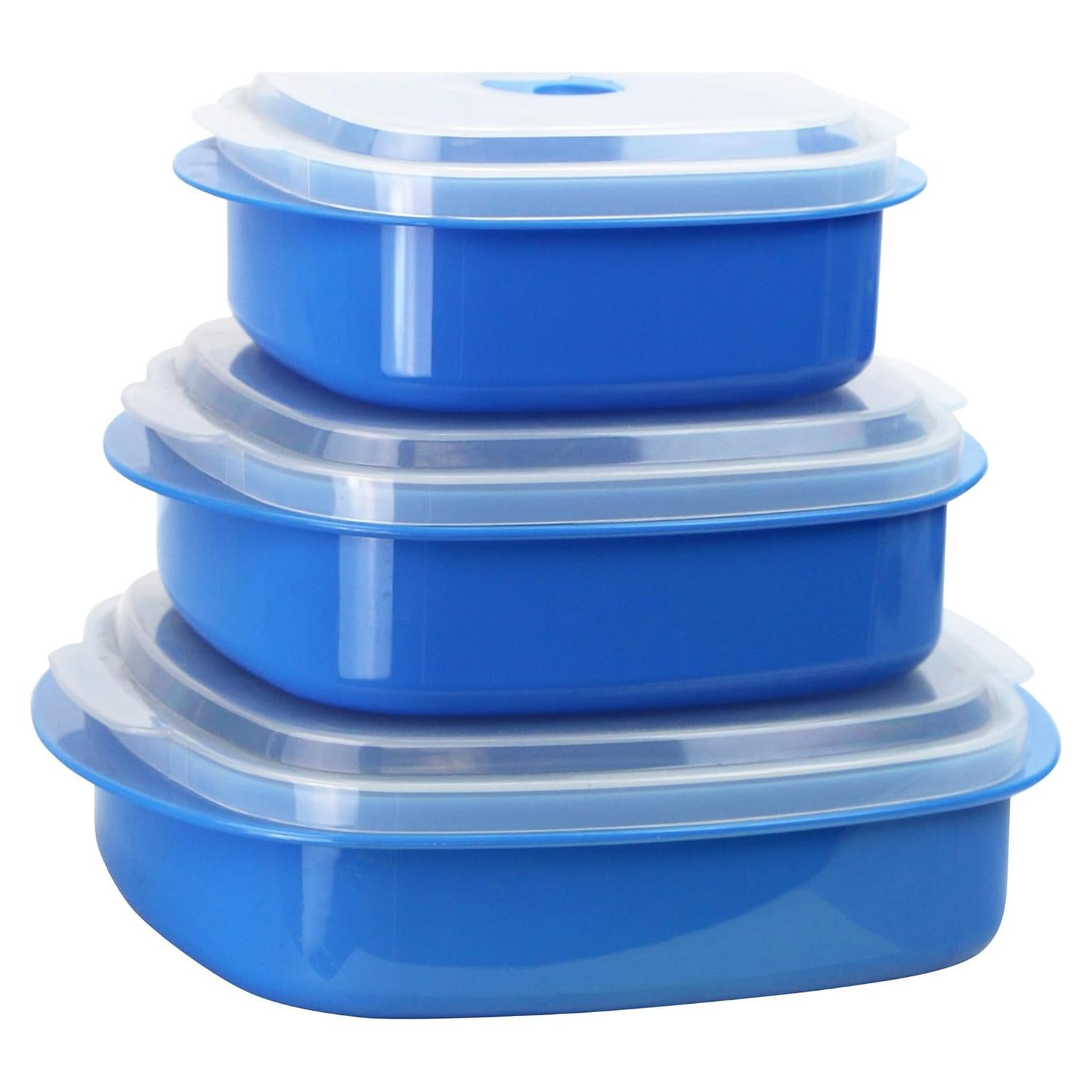 Juego de 3 Contenedores Apilables Reston Lloyd 710ml a 1183ml