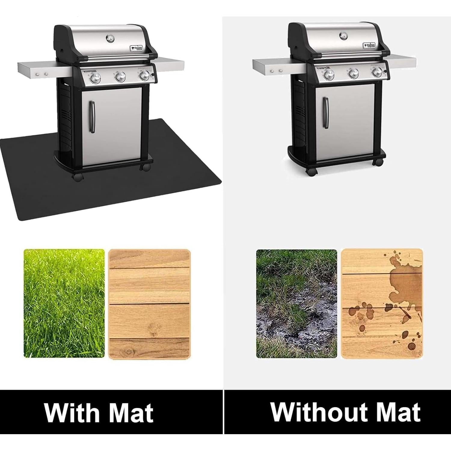 Alfombrilla Bajo Parrilla AiBOB 91.44x127 cm Impermeable