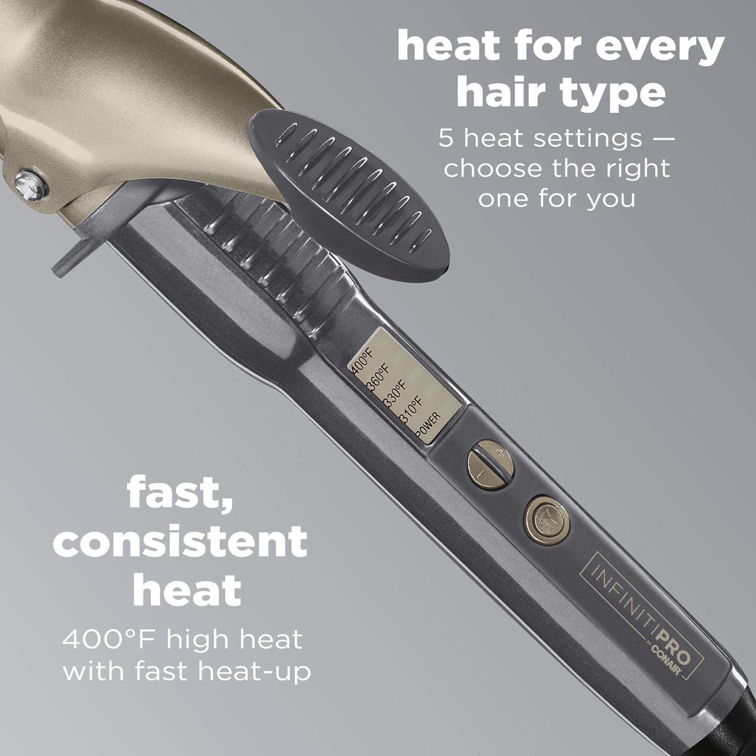 Plancha de Rizar Cerámica Conair InfinitiPro 1.5" Nano
