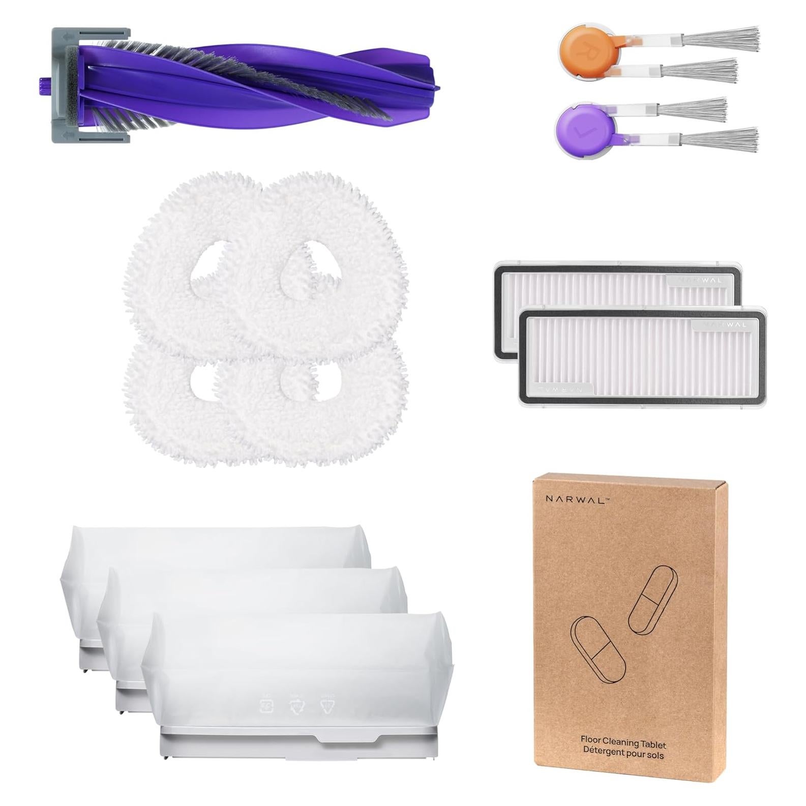 Accesorios para Aspiradora Robot NARWAL Freo Pro - 10 Piezas