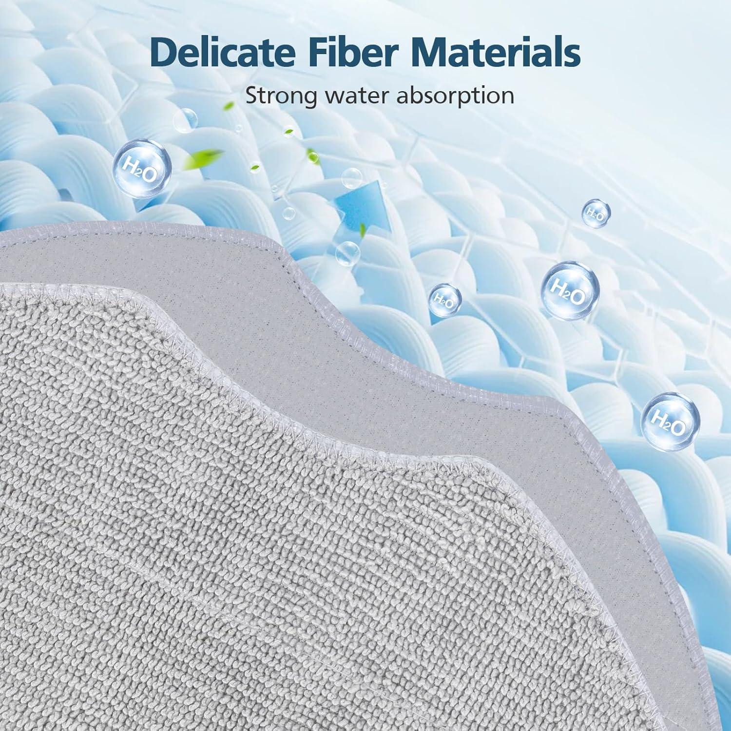 Kits de Repuesto para Aspiradora ROPVACNIC S1 A1 - 4 Paños, 6 Filtros, 6 Cepillos