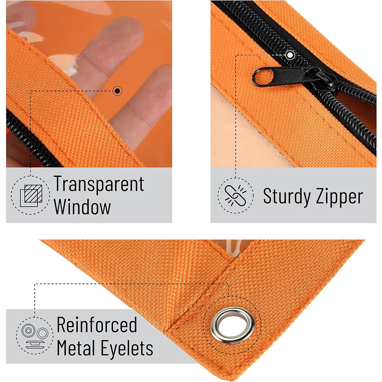 Estuche de Lápices Mr. Pen 2 Paquete Azul y Naranja