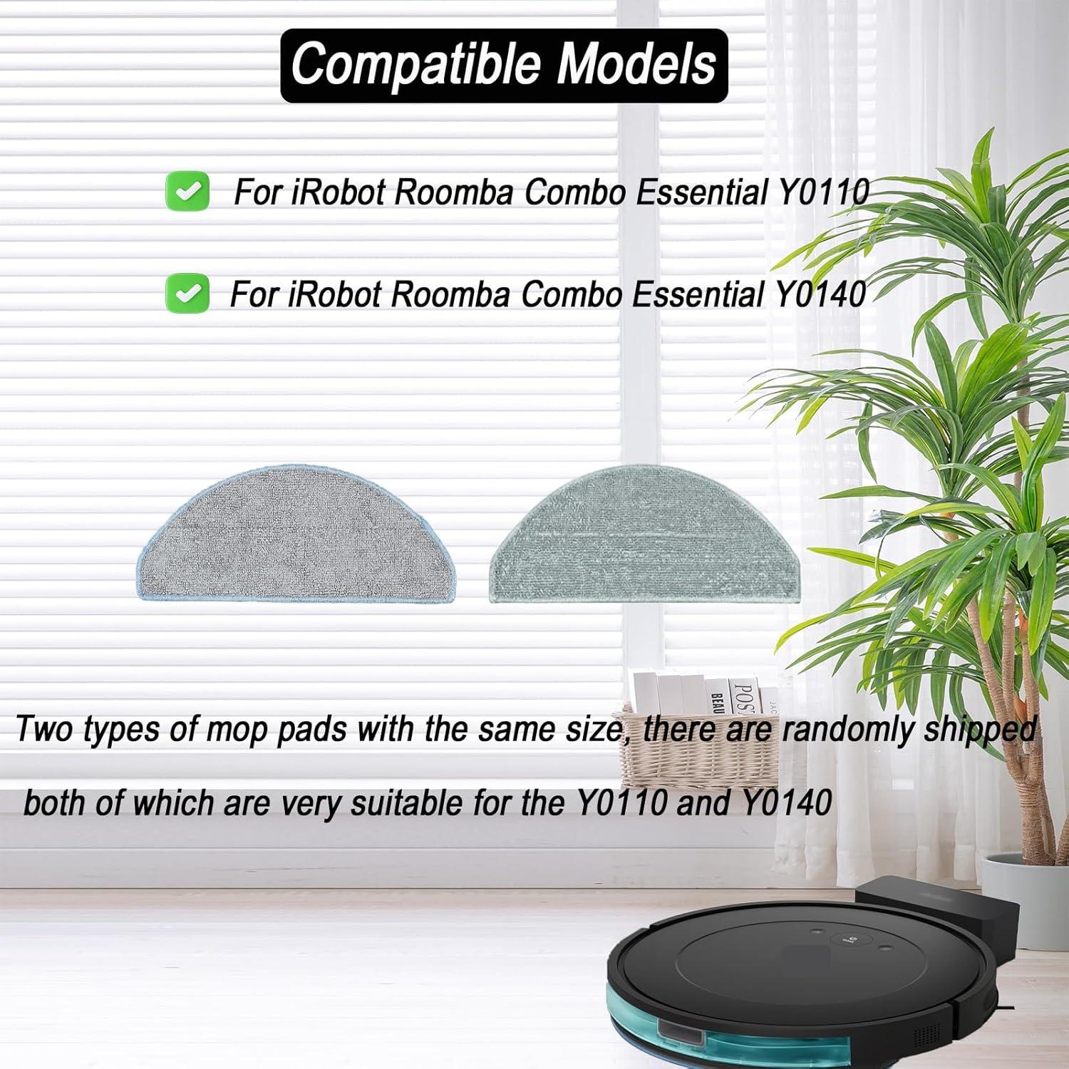 Almohadillas de Trapeador Microfibra Frexusuent para iRobot Roomba