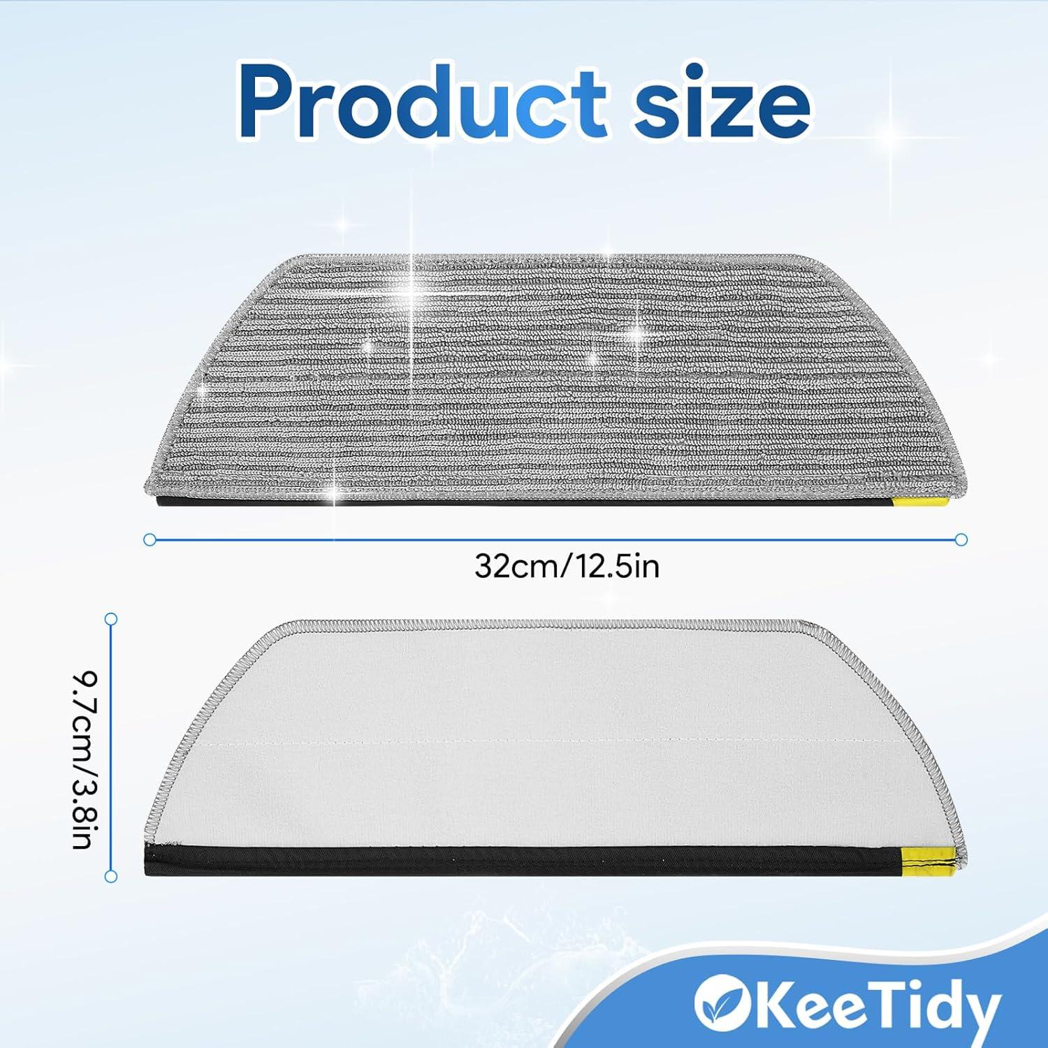 8 Almohadillas de Fregado Microfibra KeeTidy para Aspiradora Shark