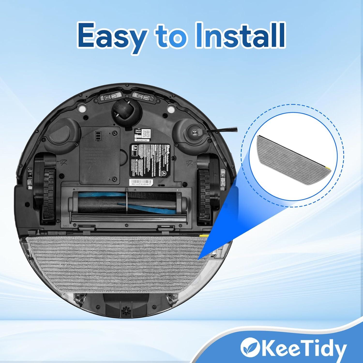 8 Almohadillas de Fregado Microfibra KeeTidy para Aspiradora Shark