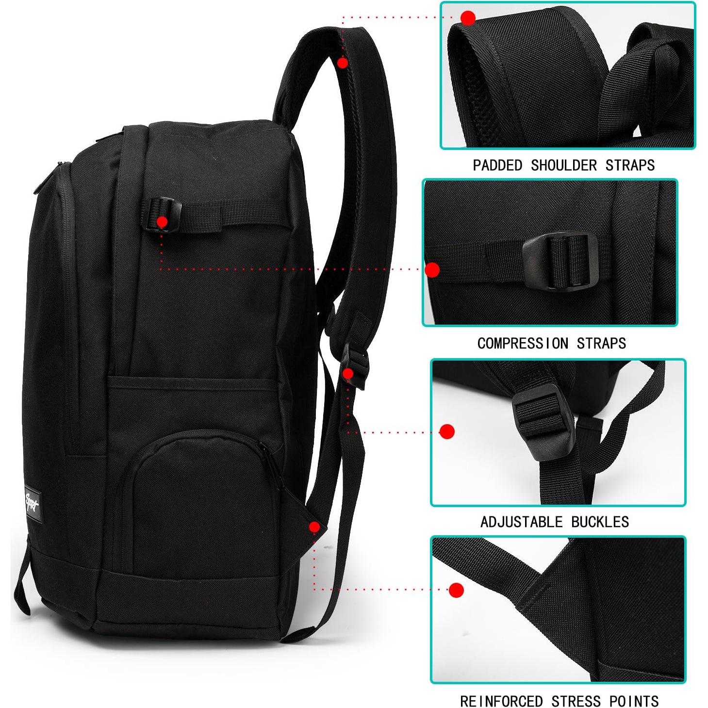 Mochila Escolar Ricky-H 20L Ligera para Laptop