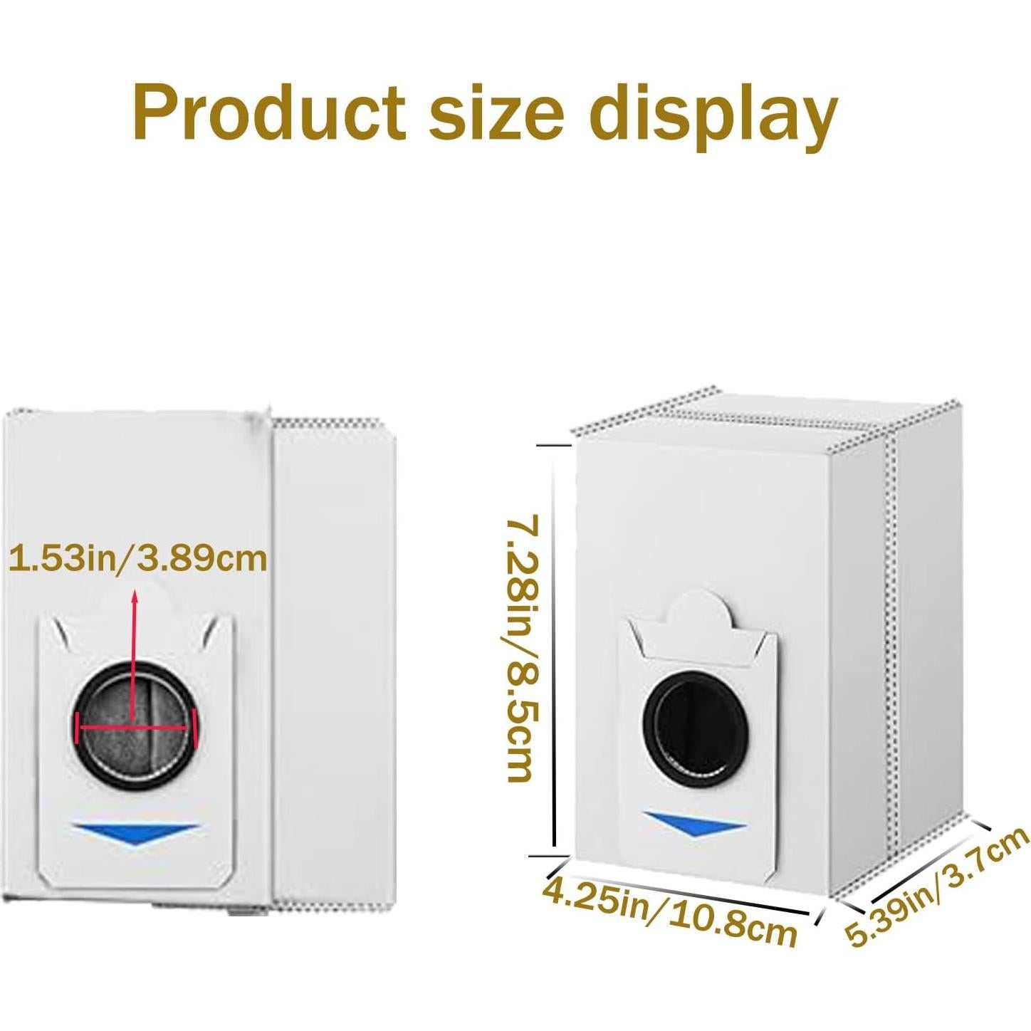 12 Bolsas de Polvo 3L para Ecovacs T30S/X2 Combo - Dranmoner