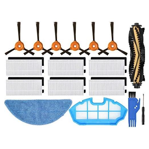Replacement Parts Accessories Compatible with Yeedi K700 Robot Vacuum Cleaner Filters, Brushes, Mop and Screen