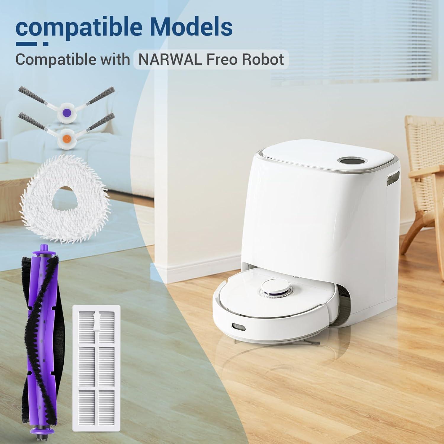 Kit de Repuestos 16 Piezas para Aspiradora Robot Narwal Freo