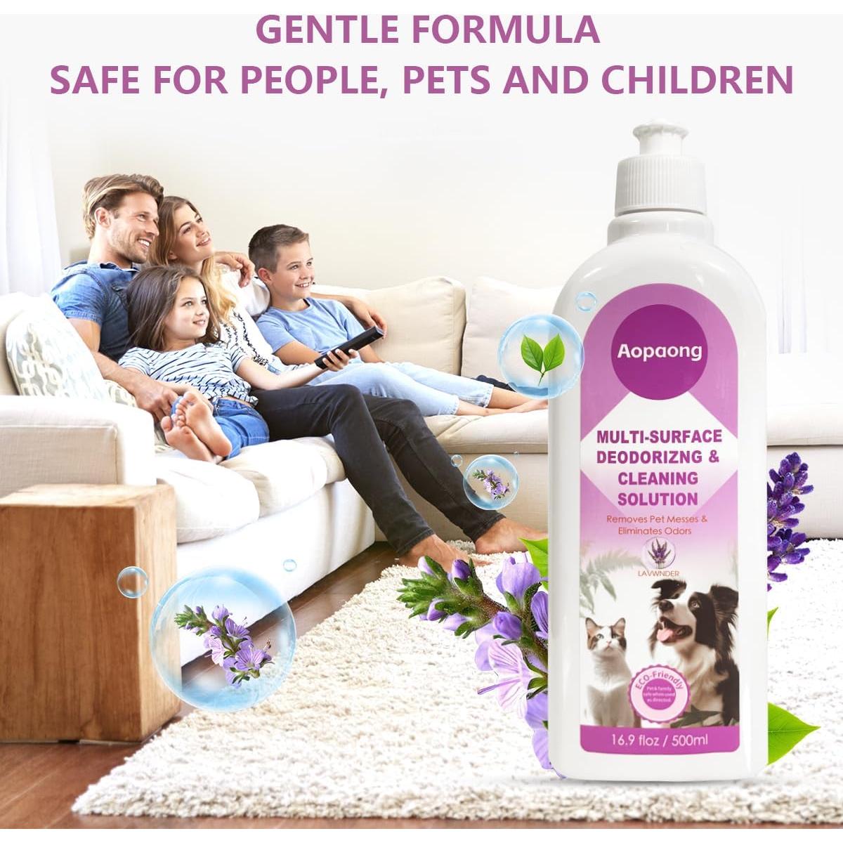 Limpiador de Pisos Multi-Superficie Aopaong 500ml Aroma Lavanda