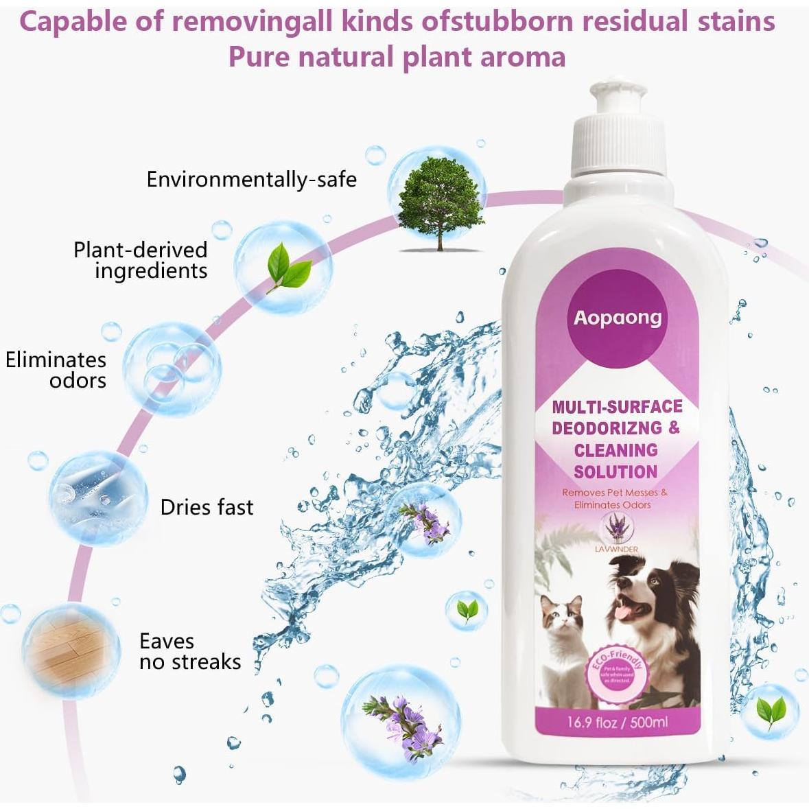 Limpiador de Pisos Multi-Superficie Aopaong 500ml Aroma Lavanda