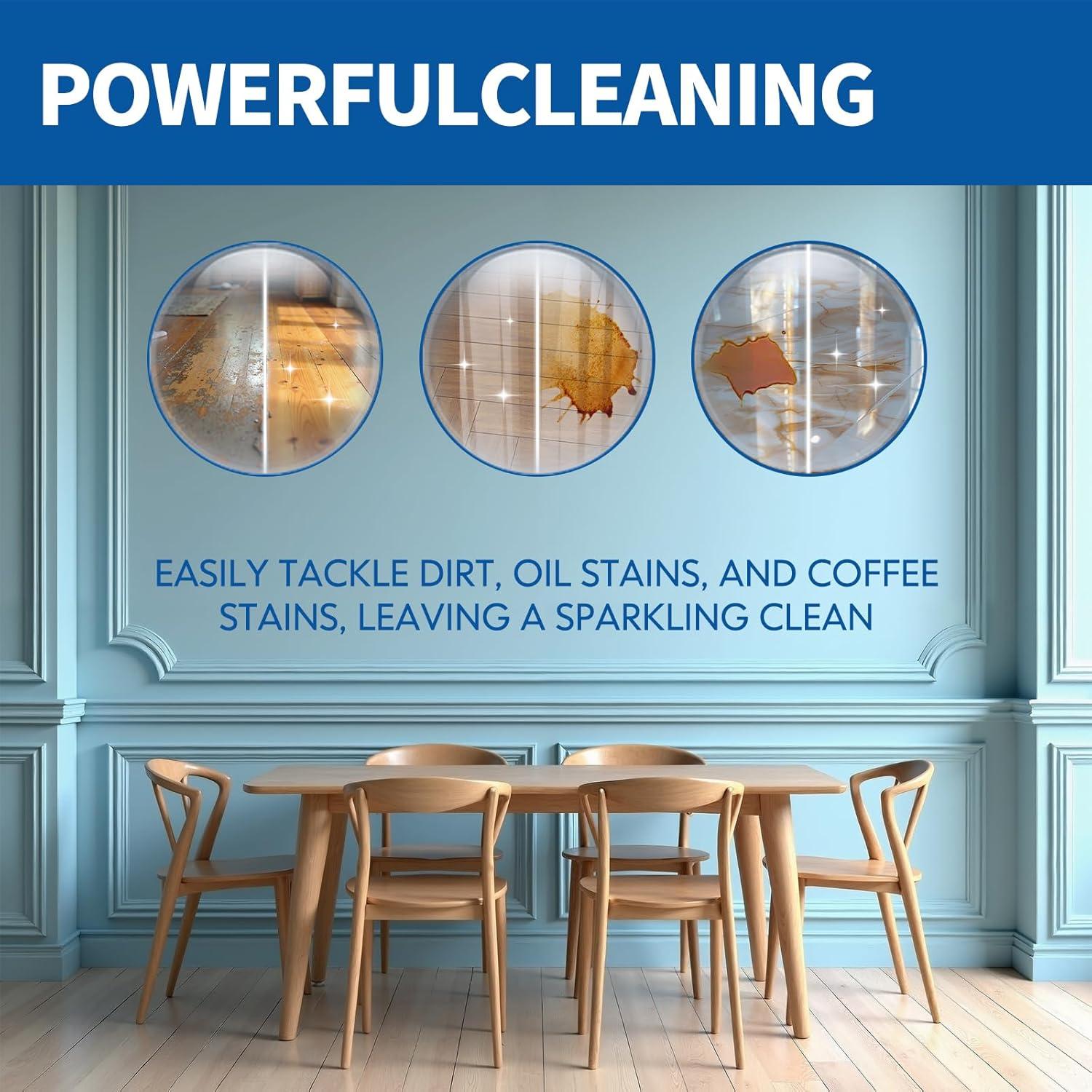 Low Foam Robot Vacuum Floor Cleaning Concentrate Solution Compatible for Roborock Q5 Max, Tineco, iFloor, 8.45 Fl Oz 250ml