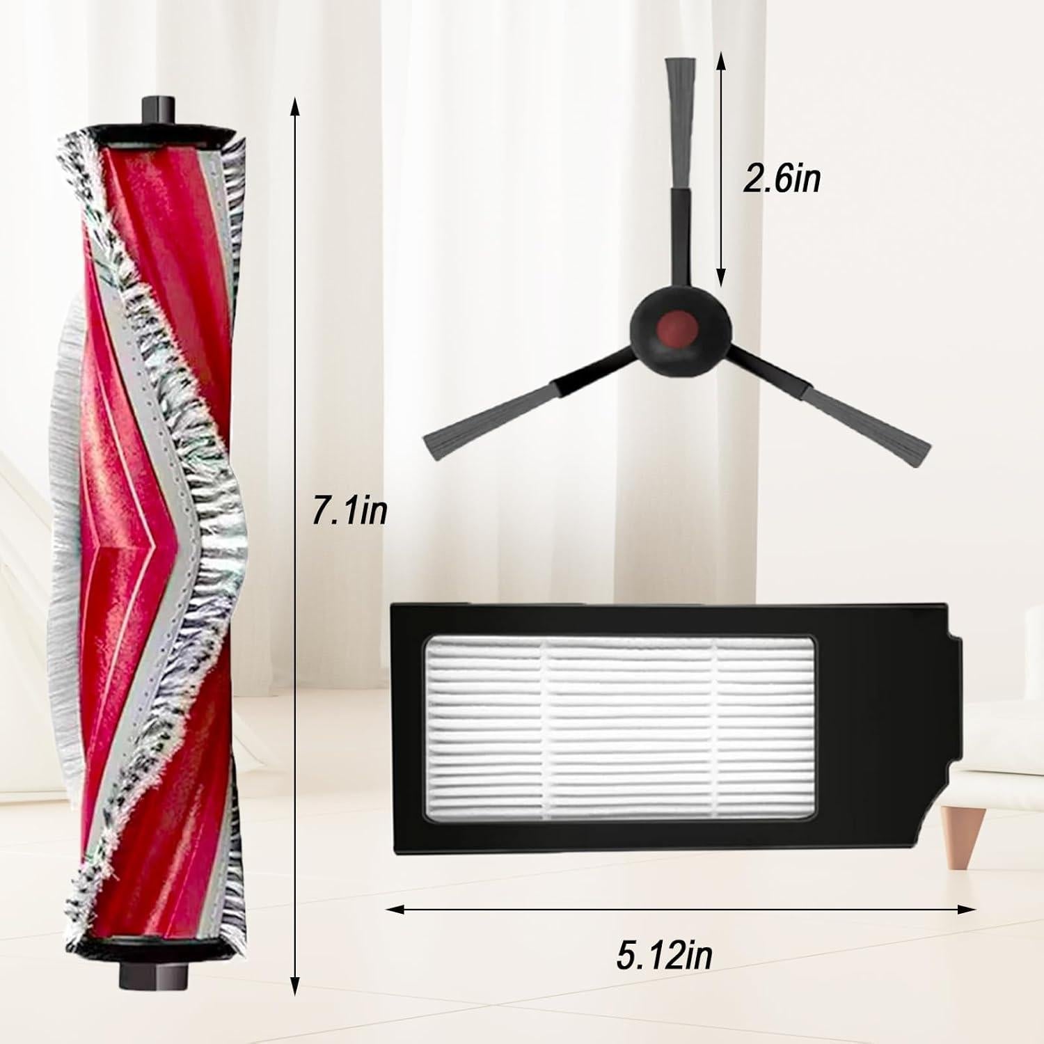 Kit de Accesorios para Aspiradora Robot Frexusuent N20 C12