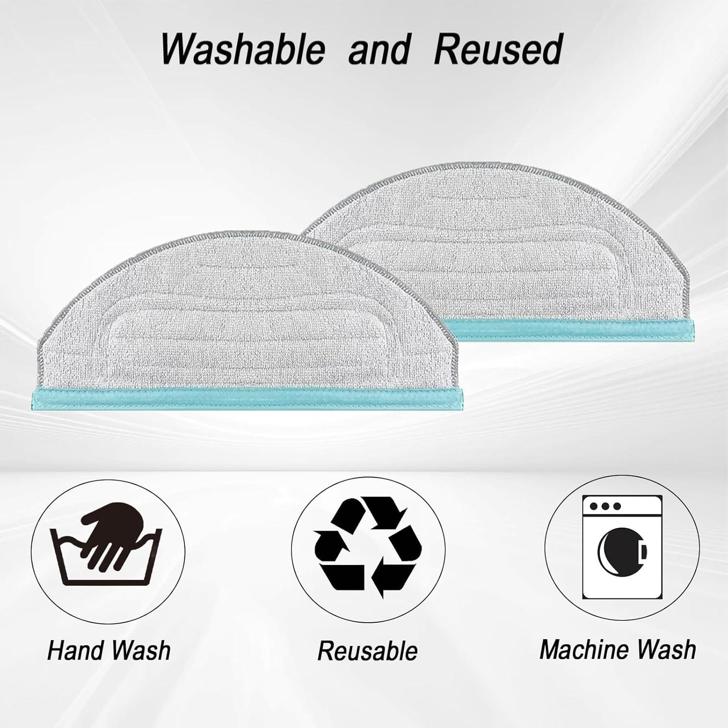 Almohadillas de Mopa Microfibra Frexusuent para Yeedi Cube - 6 Piezas