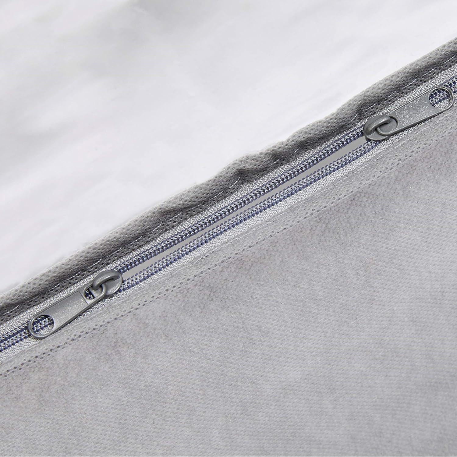 Contenedores de Almacenamiento Amazon Basics 2 Piezas 45.7x106.7 cm Gris