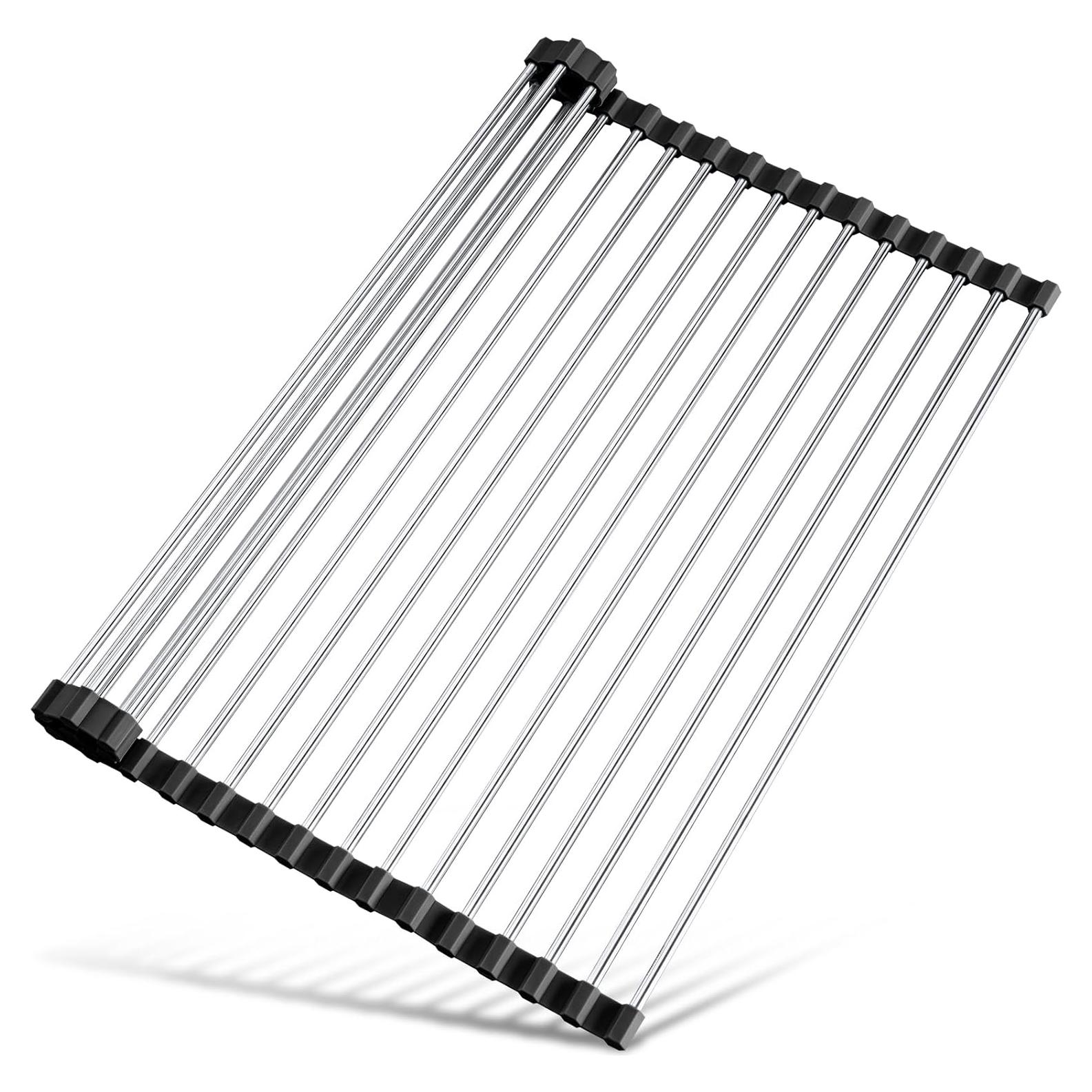 Estante de Secado Plegable Tomorotec 44.9x31.8cm Acero Inoxidable