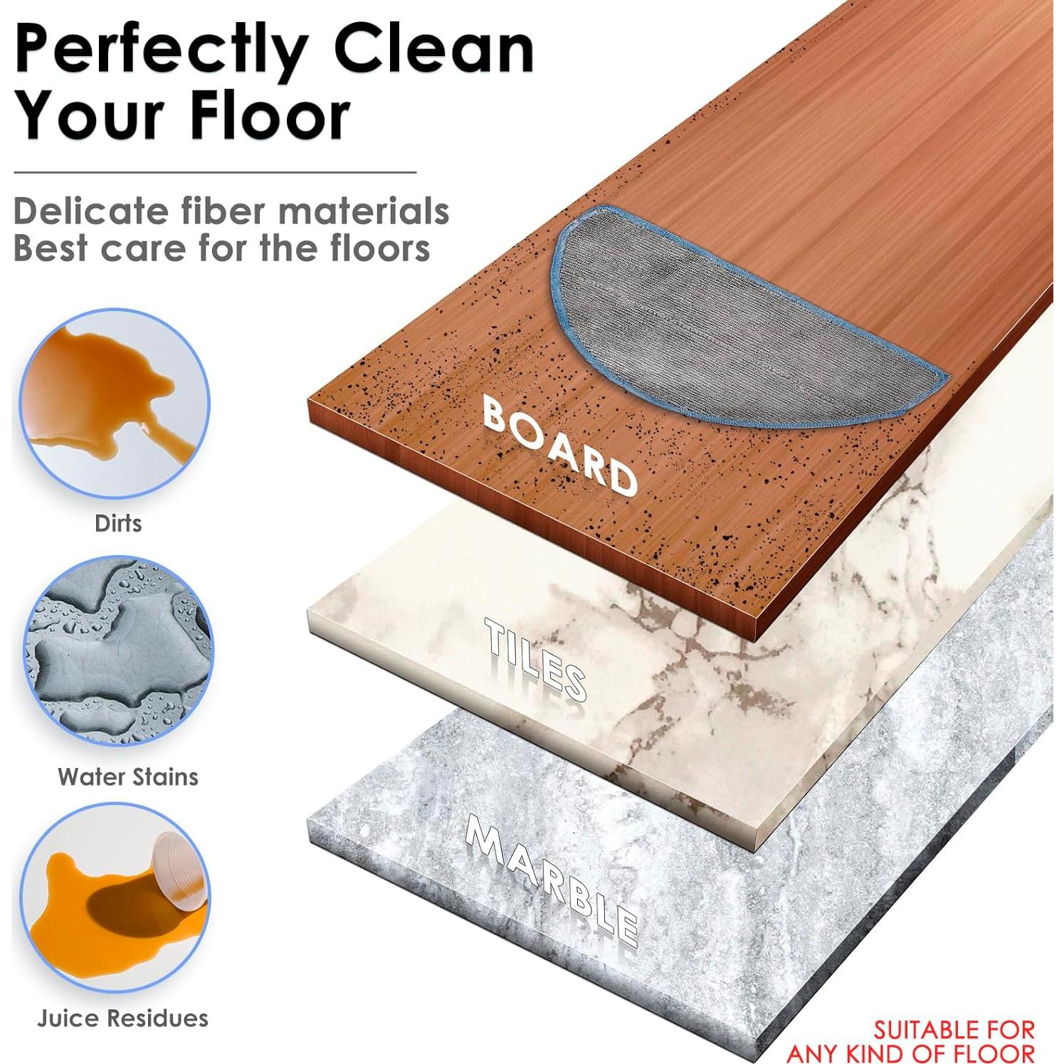 Almohadillas de Mopa iRobot Roomba Y0140 Y0110 Q0520 - 8 Piezas