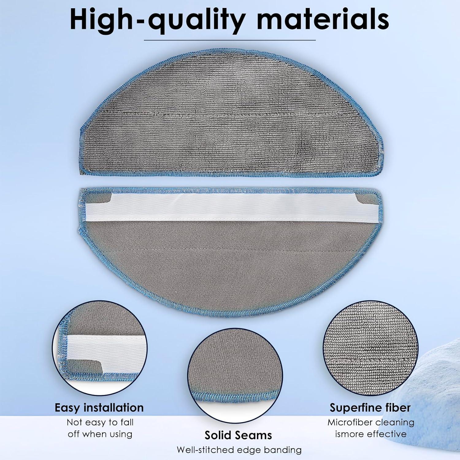 Almohadillas de Mopa iRobot Roomba Y0140 Y0110 Q0520 - 8 Piezas