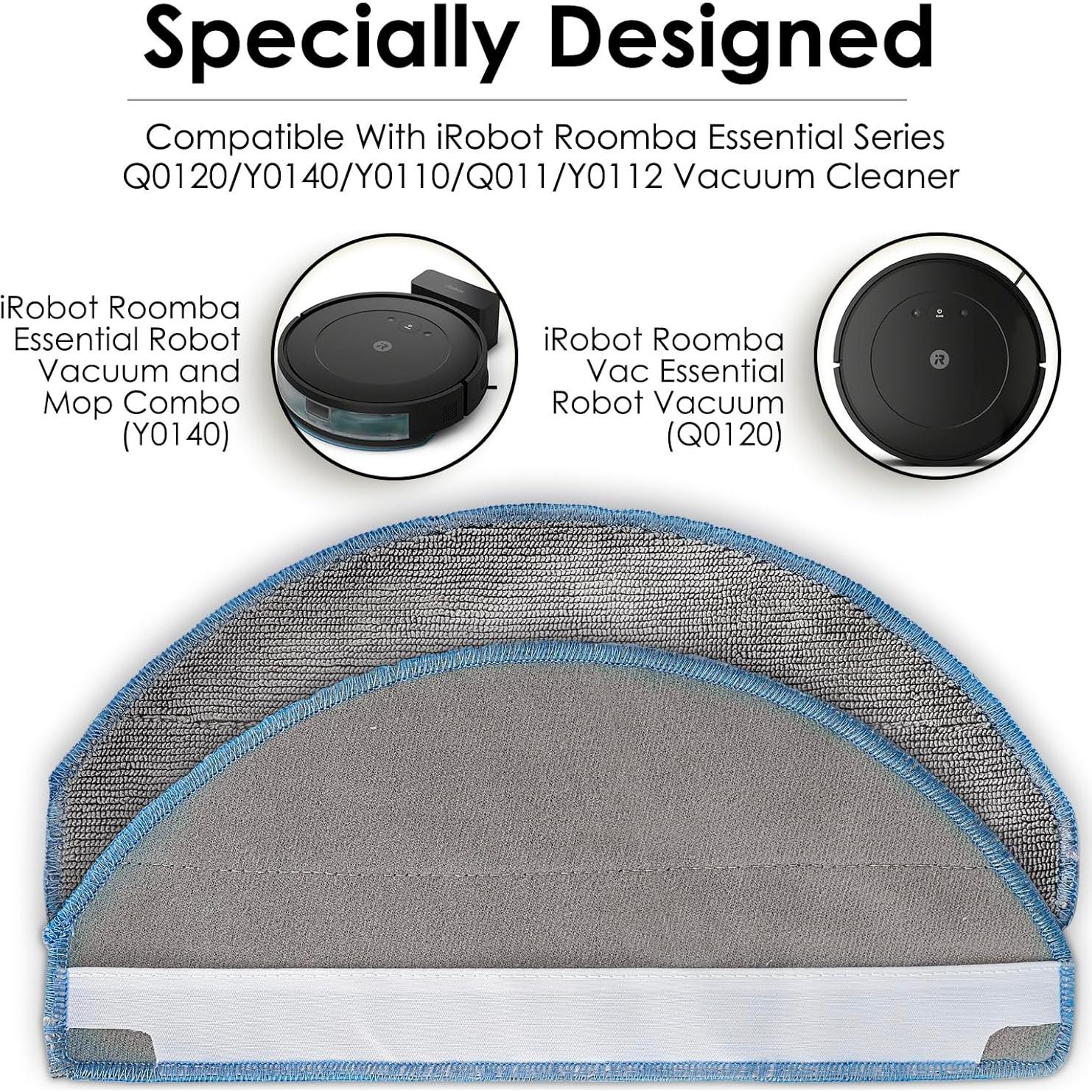 Almohadillas de Mopa iRobot Roomba Y0140 Y0110 Q0520 - 8 Piezas