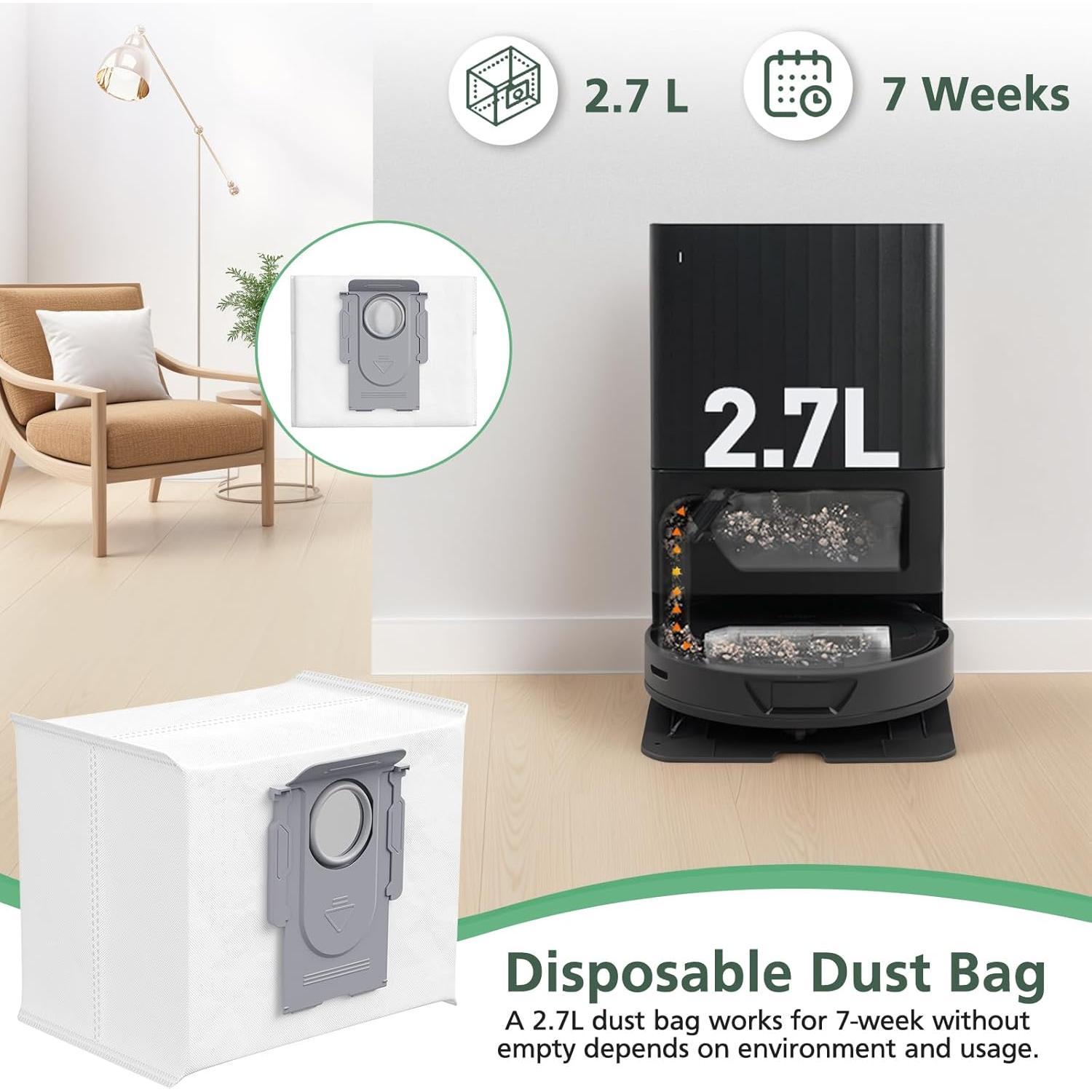 15 Piezas de Repuesto para Aspiradora Robot Q Revo - Accesorios