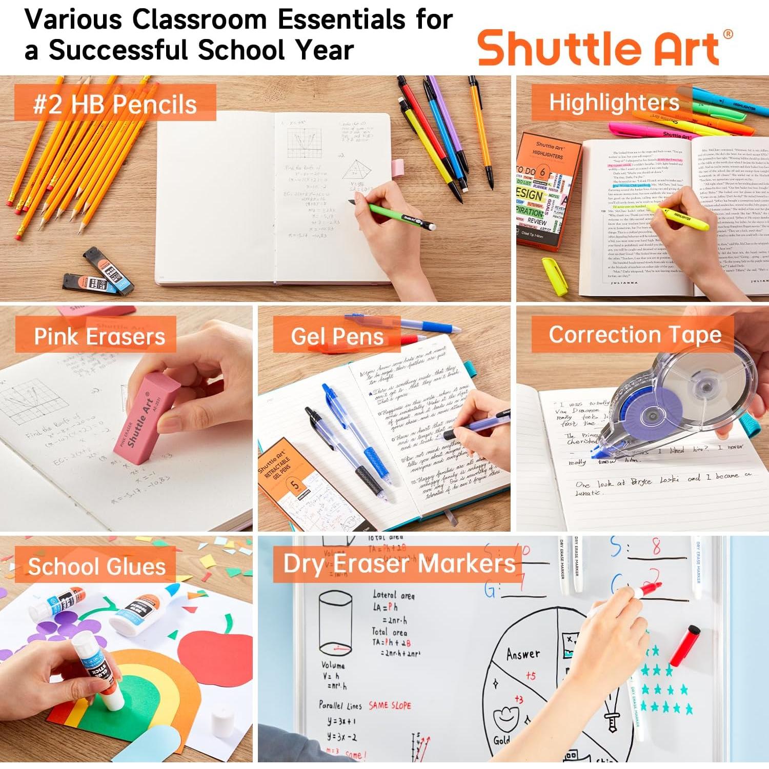Kit Escolar 71 Piezas Shuttle Art para Regreso a Clases