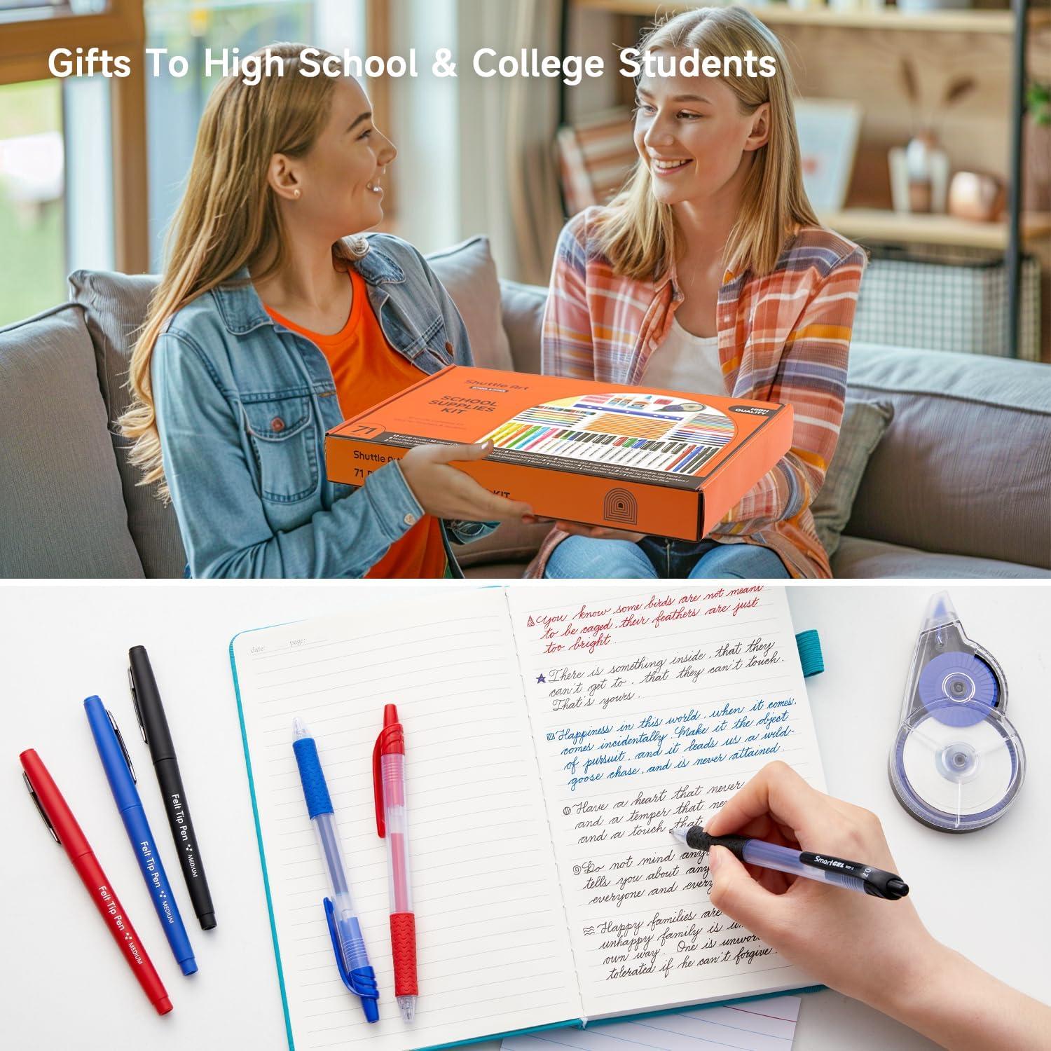 Kit Escolar 71 Piezas Shuttle Art para Regreso a Clases