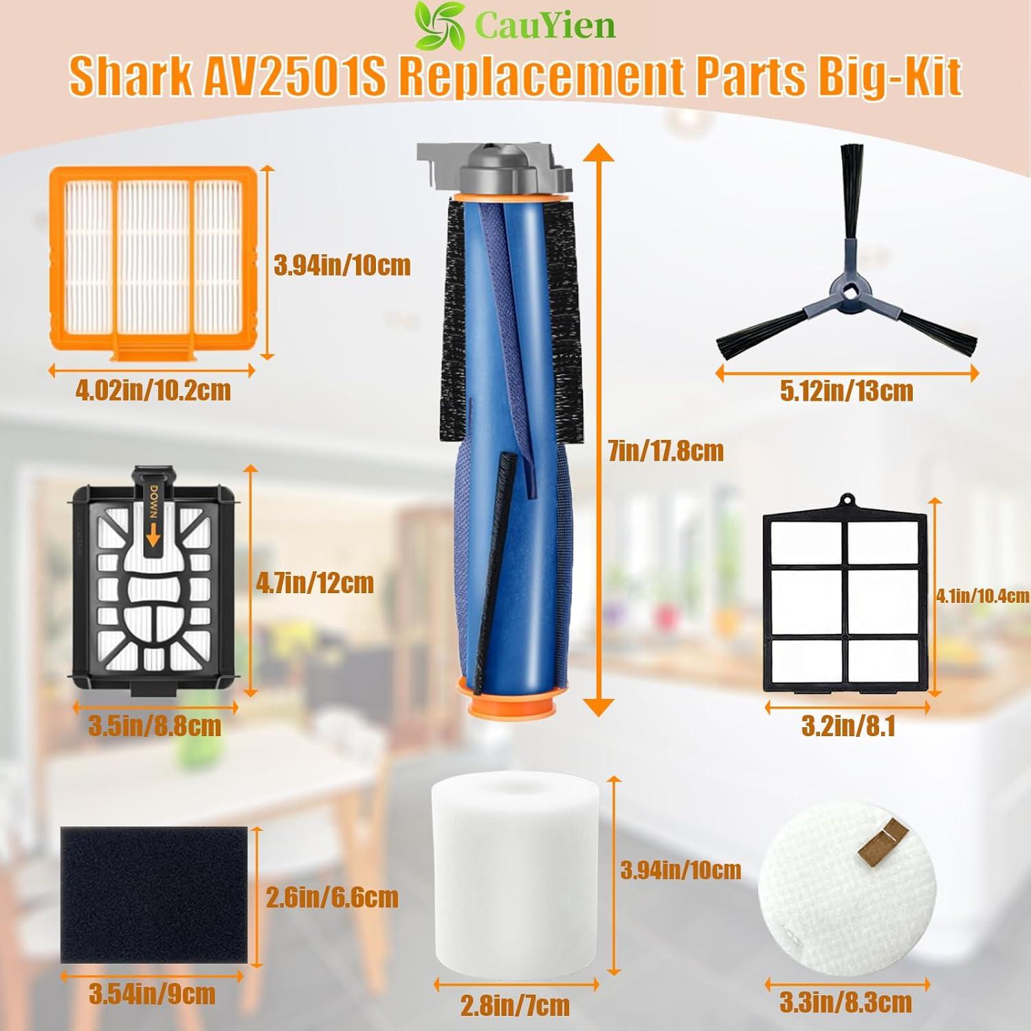 Kit de Piezas de Repuesto Shark AI AV2501S - 21 Piezas