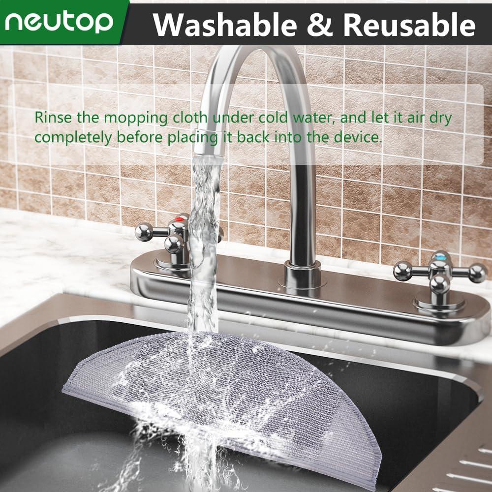 Paños de Limpieza Lavables Neutop para eufy RoboVac X8 - 6 Pack