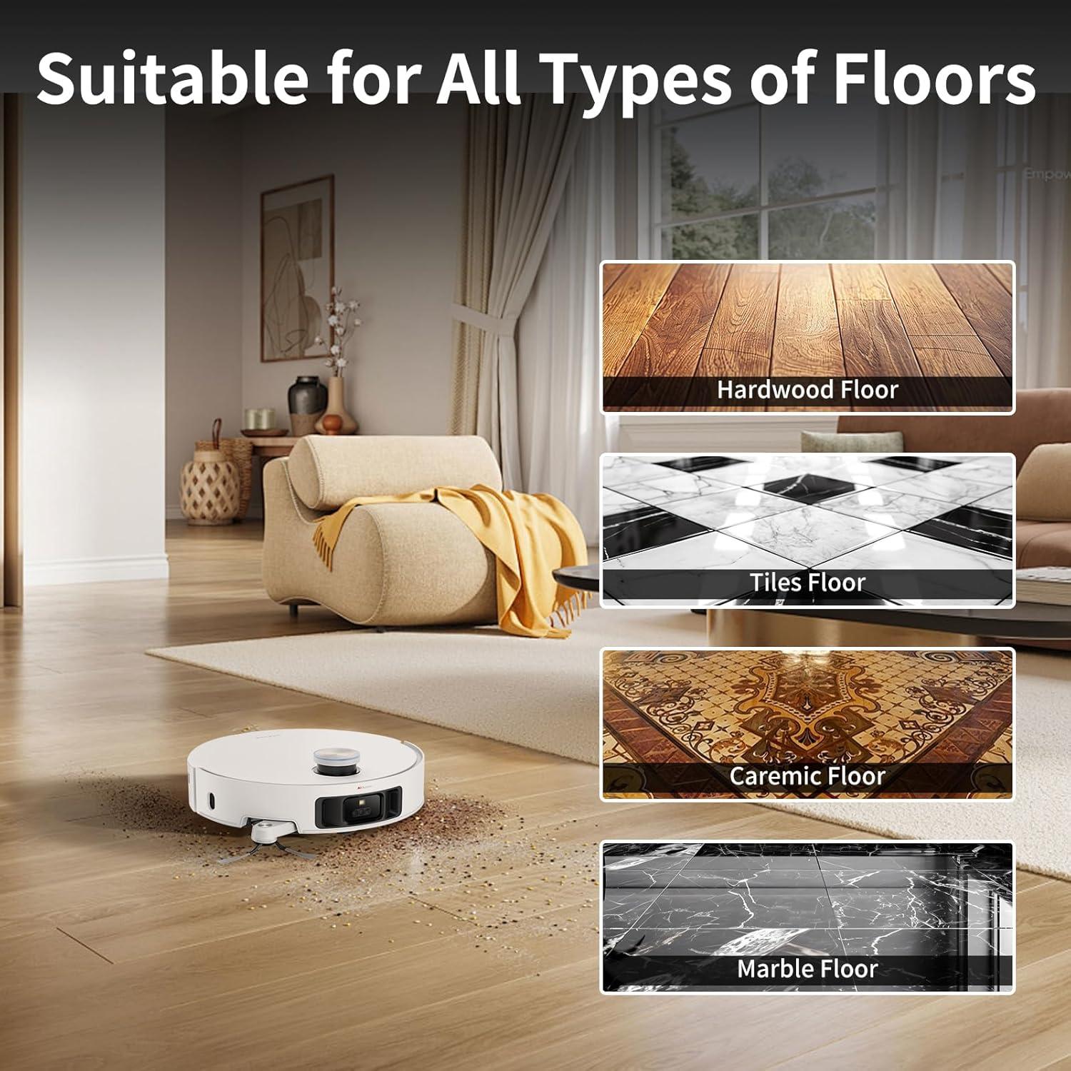 Cepillo Principal Doble Rrochio para Aspiradora Dreame X50 Ultra