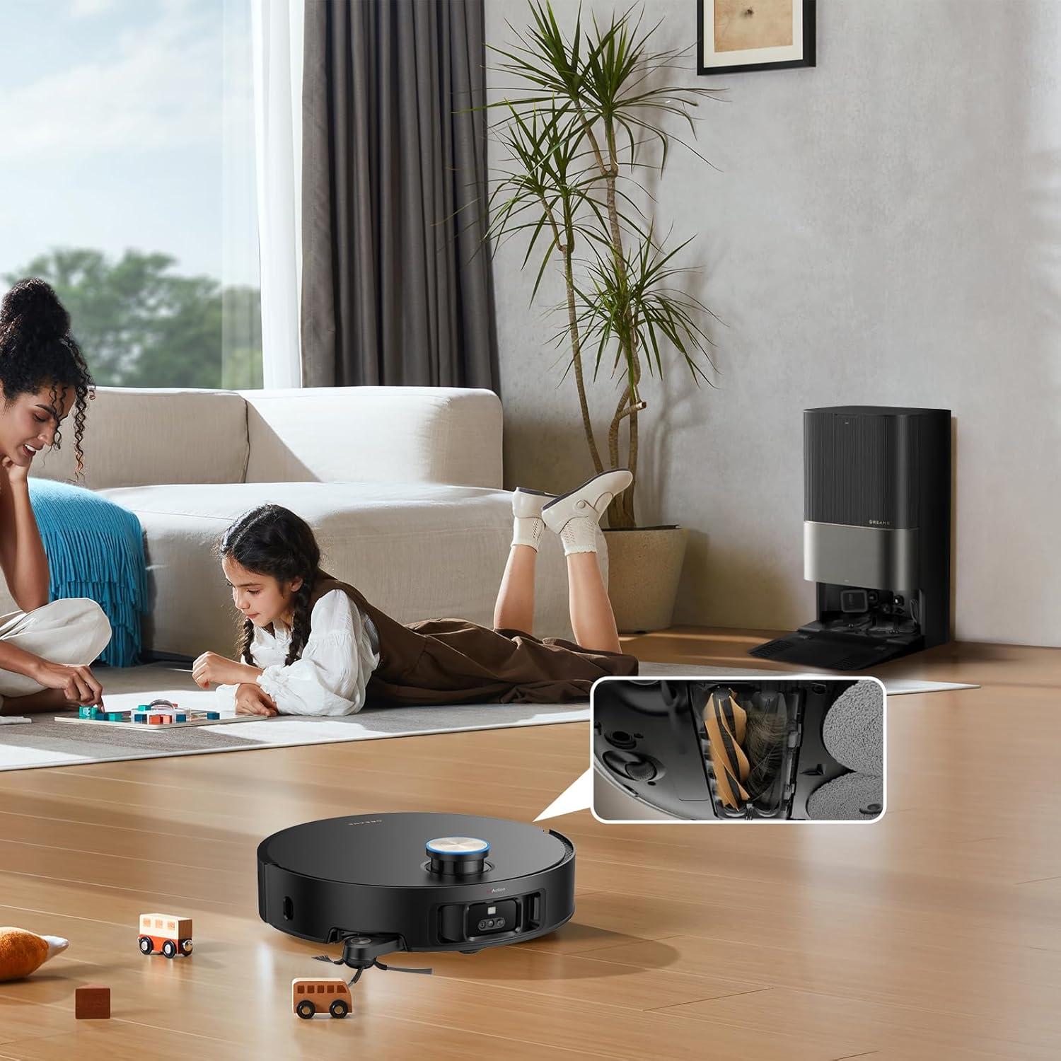 Cepillo Principal Doble Rrochio para Aspiradora Dreame X50 Ultra